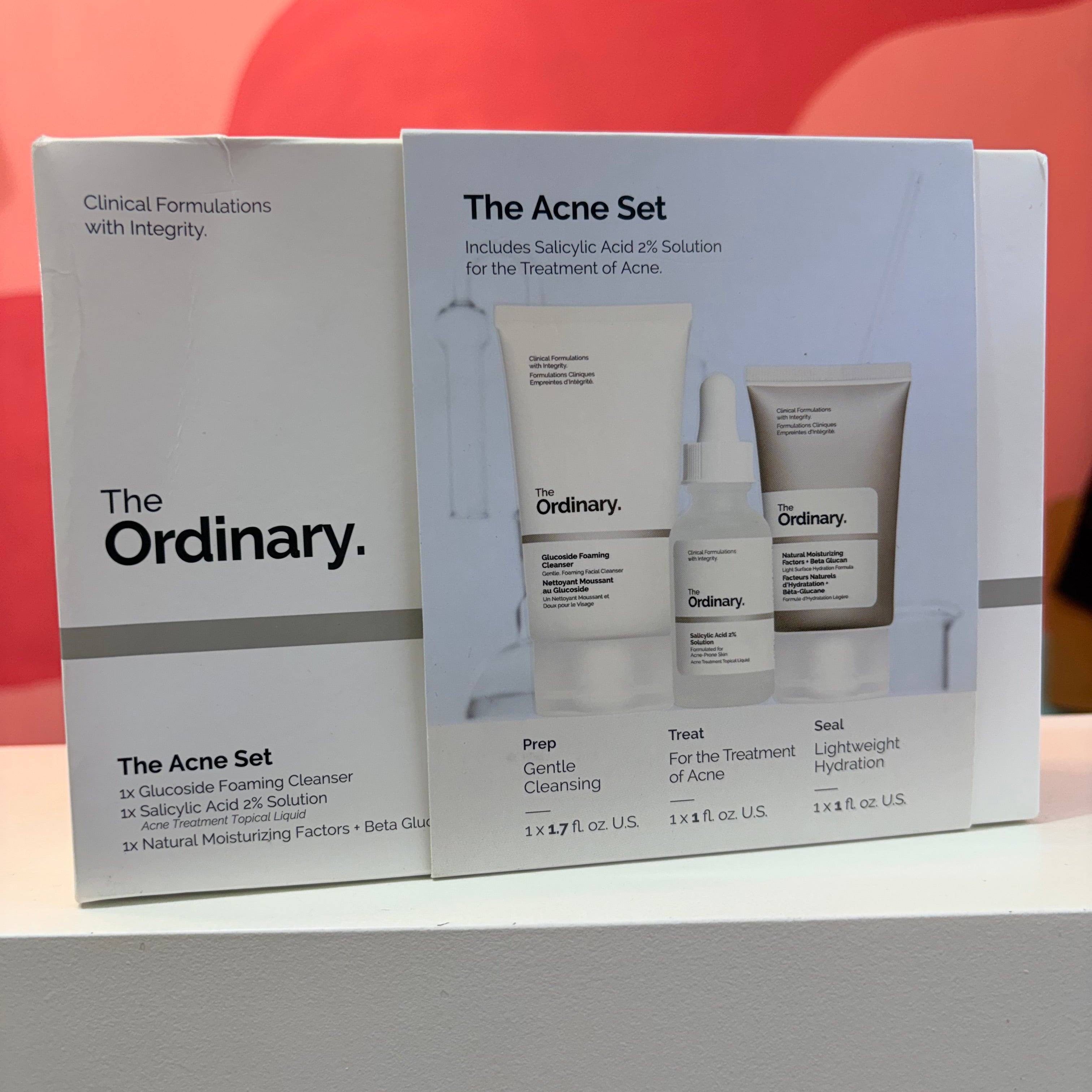 The ordinary set acné