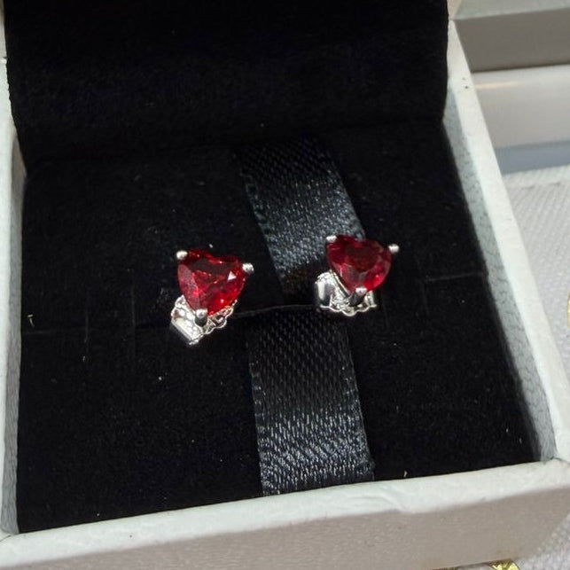 Aretes plata s925 incluye caja