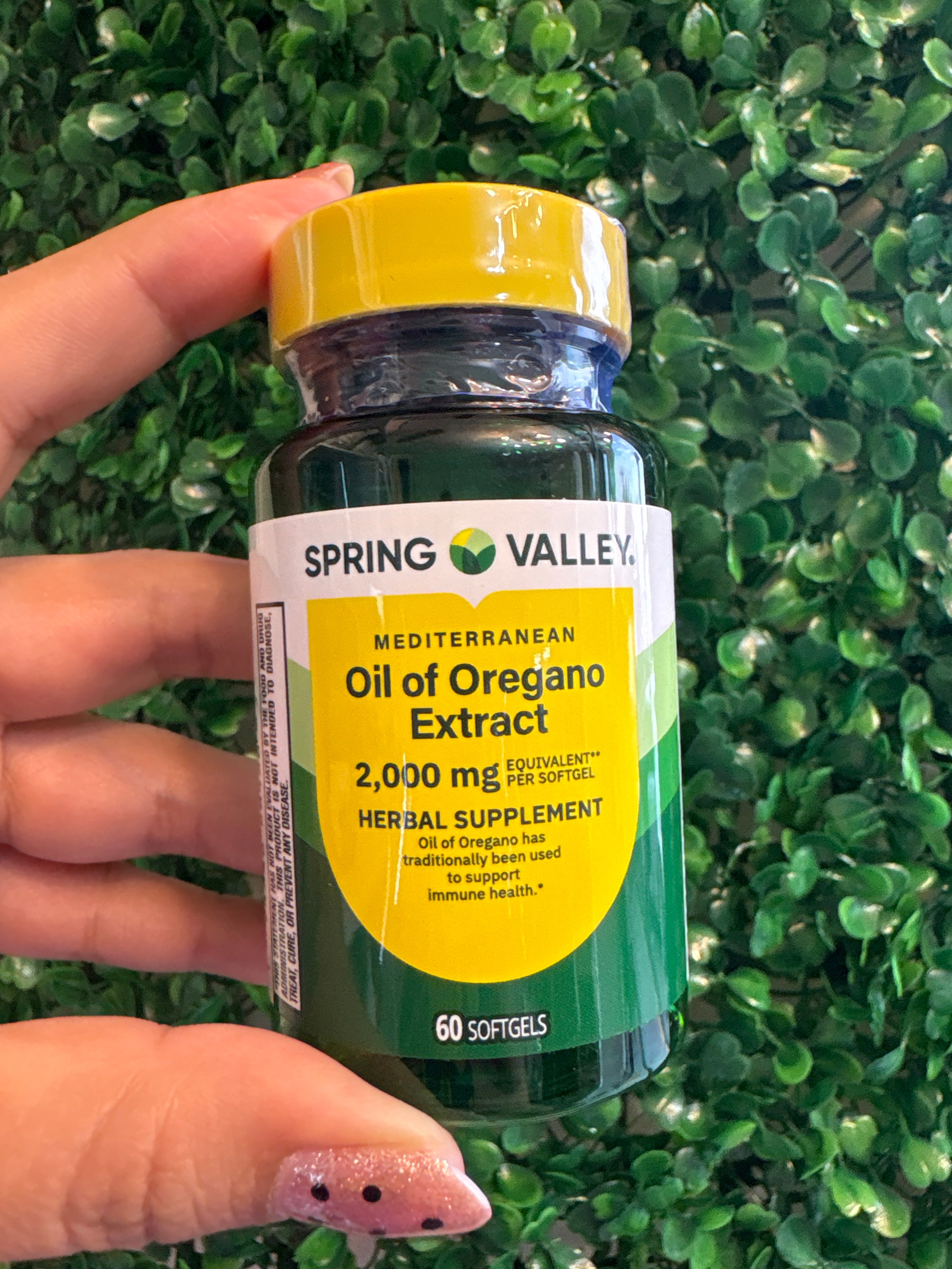 Spring Valley Oil Of Oregano Extract 2,000mg 60 softgels