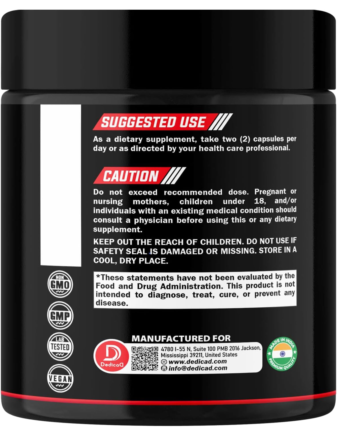 Suplemento NAD+ 1000 mg - Suplemento NAD puro - Reparación de energía y ADN, defensa del envejecimiento, función cerebral - 60 cápsulas