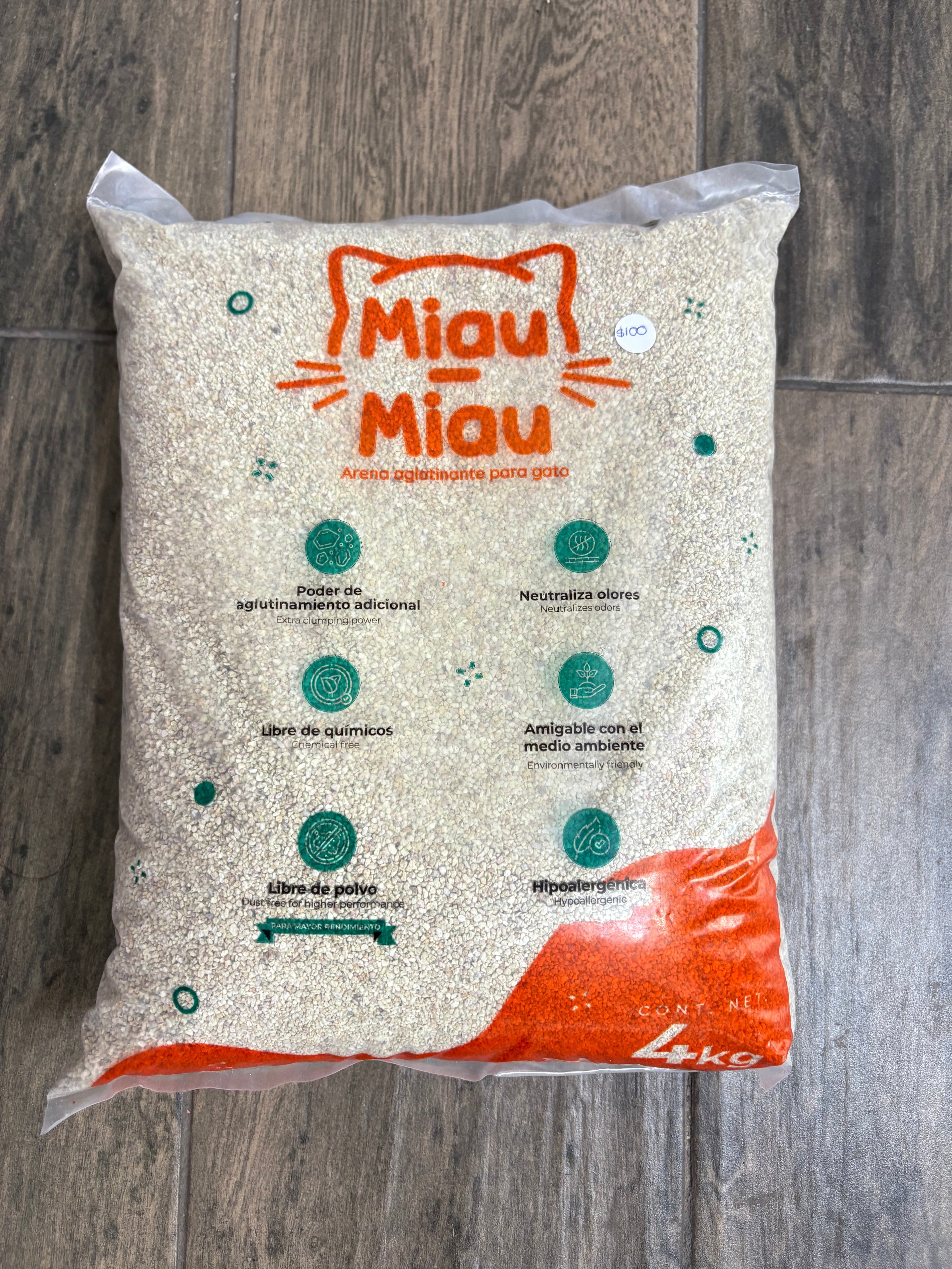 Arena para gato Miau Miau 4kg