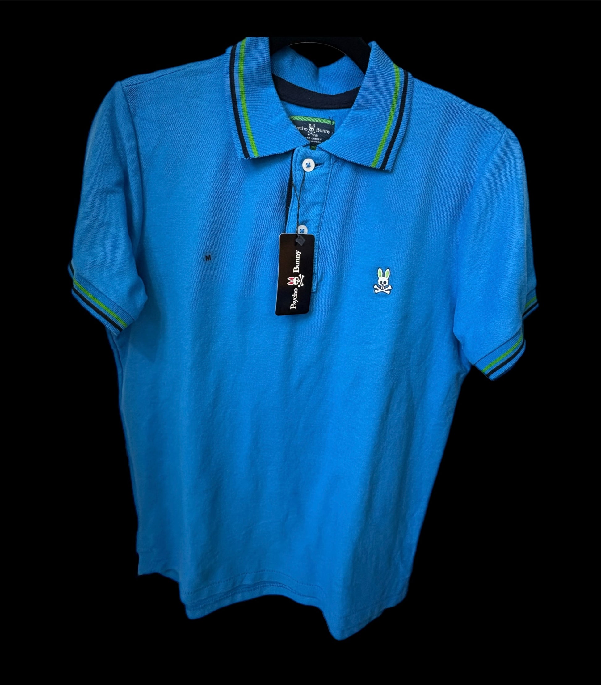 Playera tipo polo Celeste Talla M