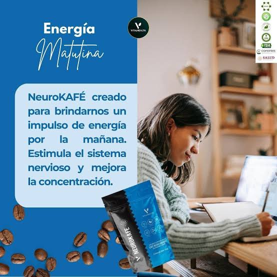 CAFÉ NEUROKAFE - Concentración, enfoque y rendimiento en el trabajo