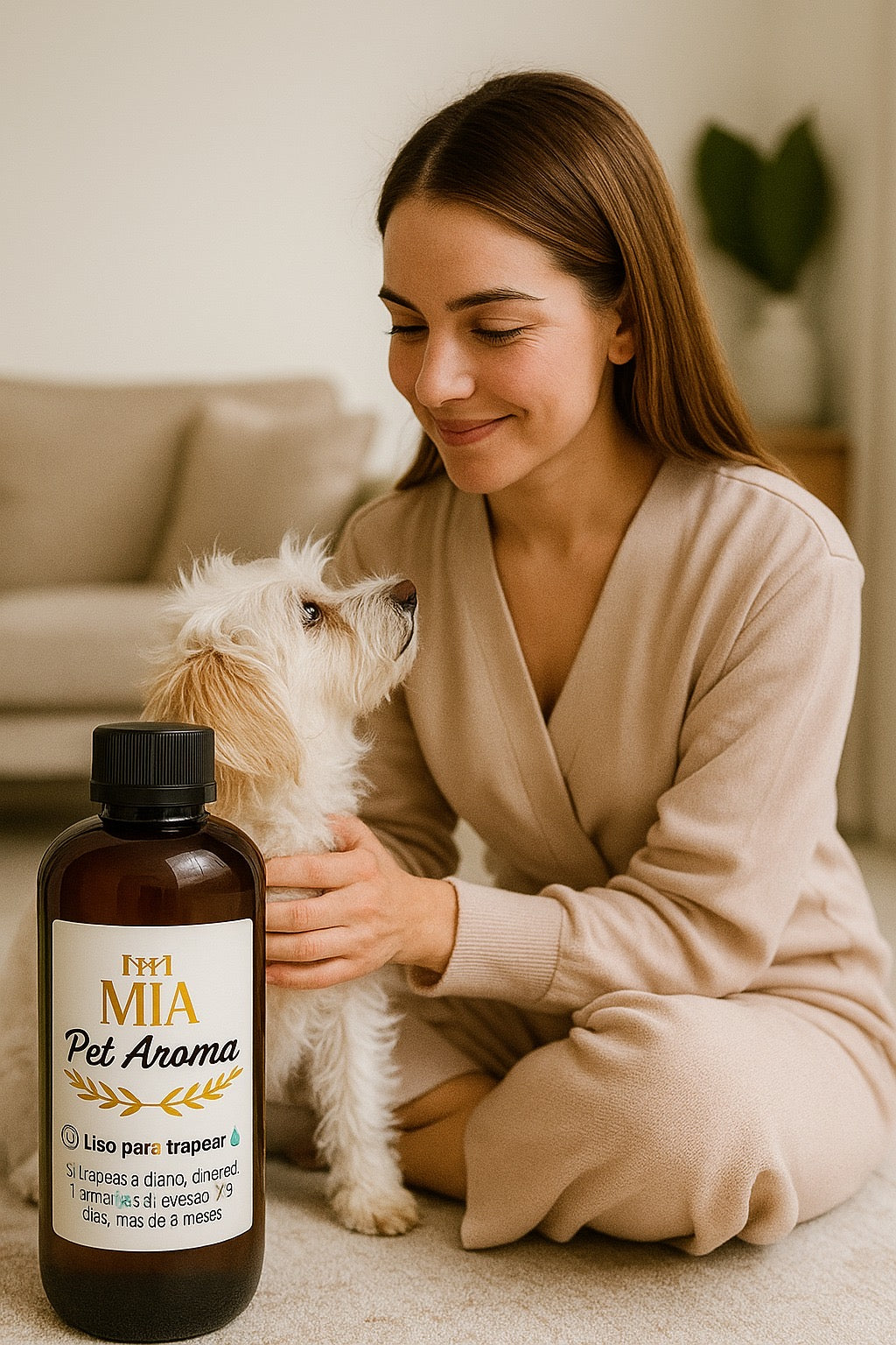 🐾 MÍA PET – Limpiador Natural 500 ml Seguro para tu hogar y tus mascotas.