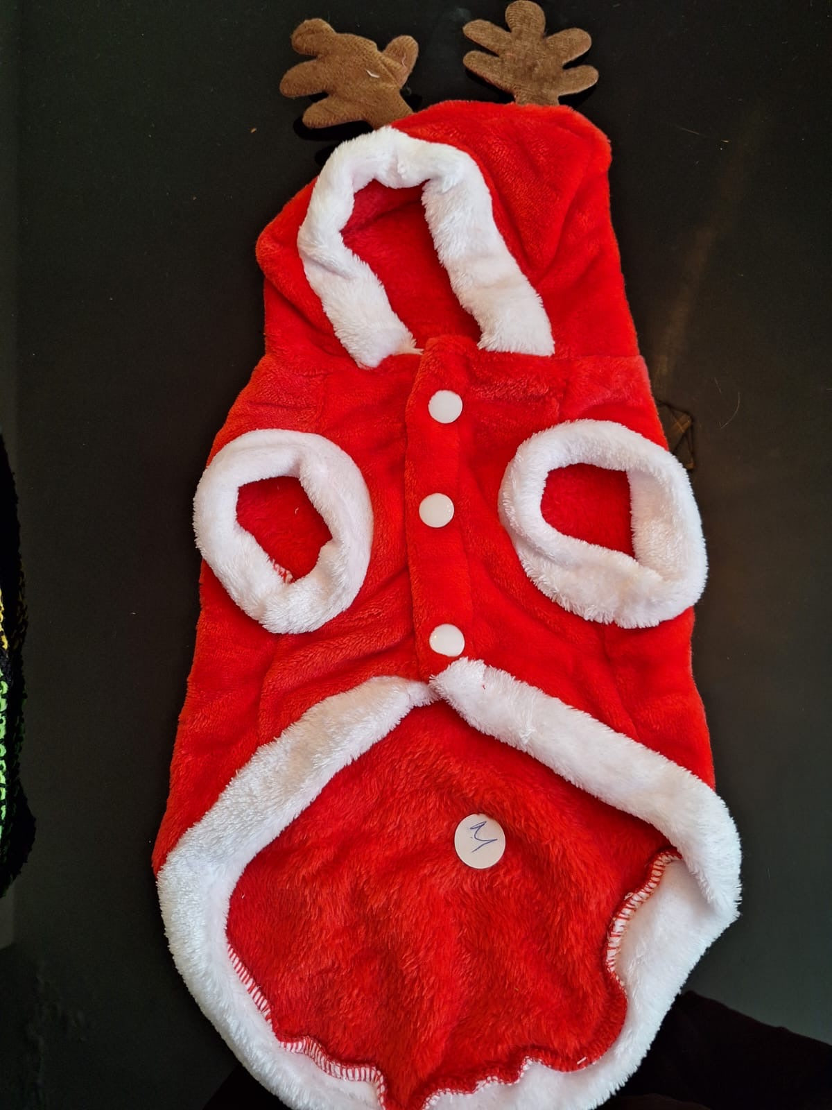 Traje para mascota rojo