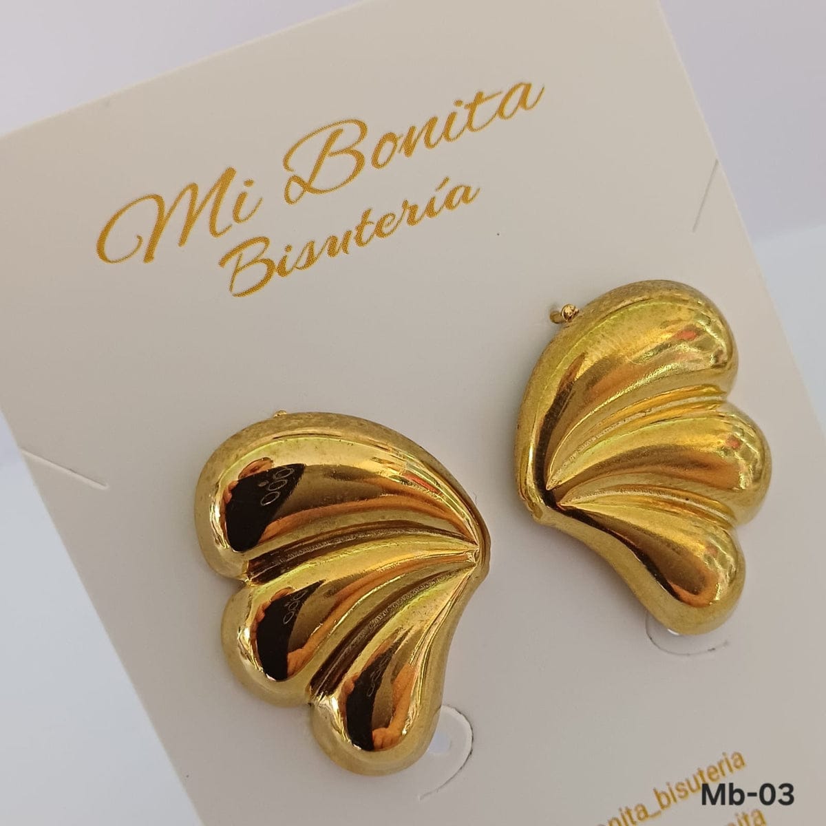 Mb-02 Aretes Acero inoxidable Seleccionar opciones