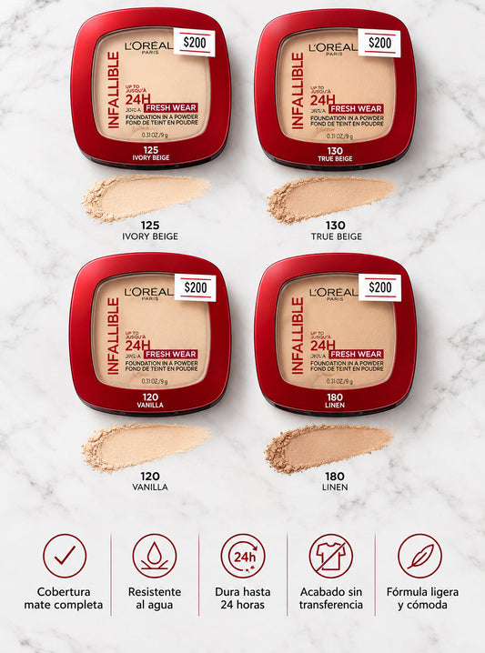 1497 Maquillaje en polvo L'Oréal Infallible