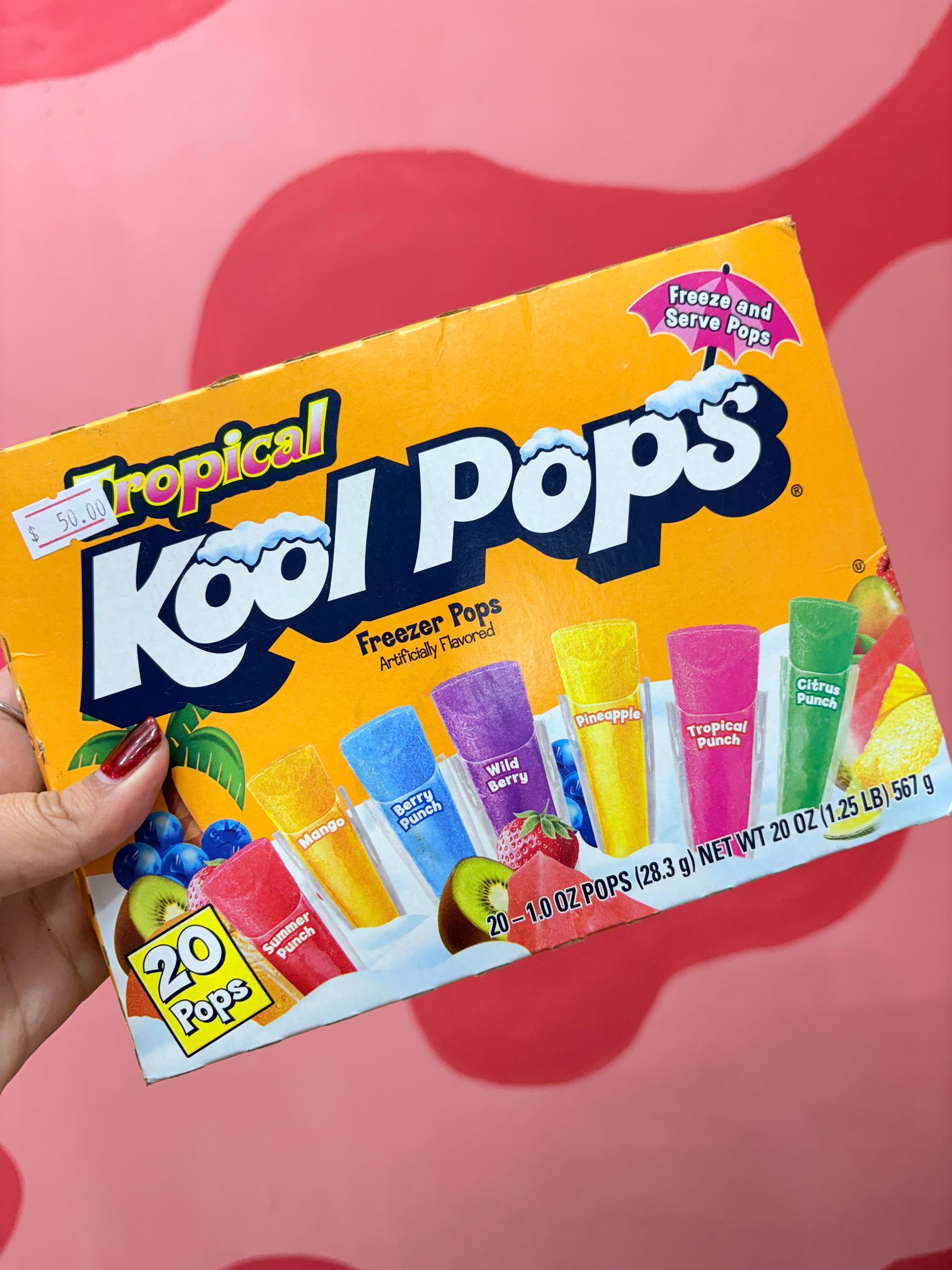 kool pops caja c/20pz