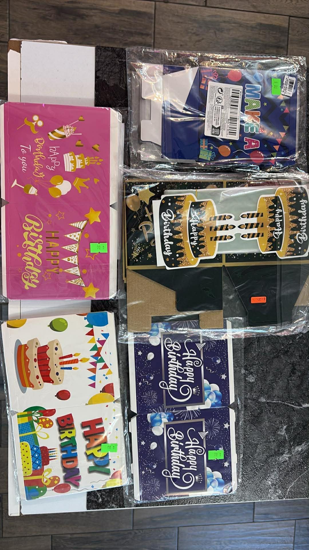 CAJA PARA SOBRE CON LETRERO CUMPLEAÑOS Chica - CAMILA MC