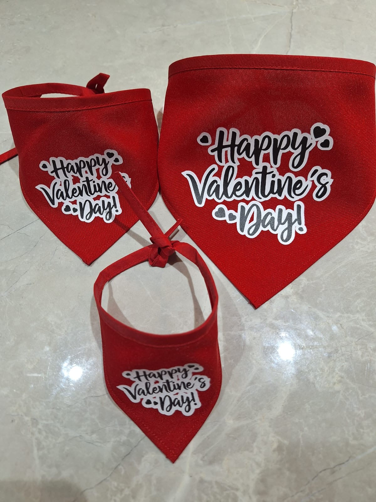 Bandana para mascota San Valentín