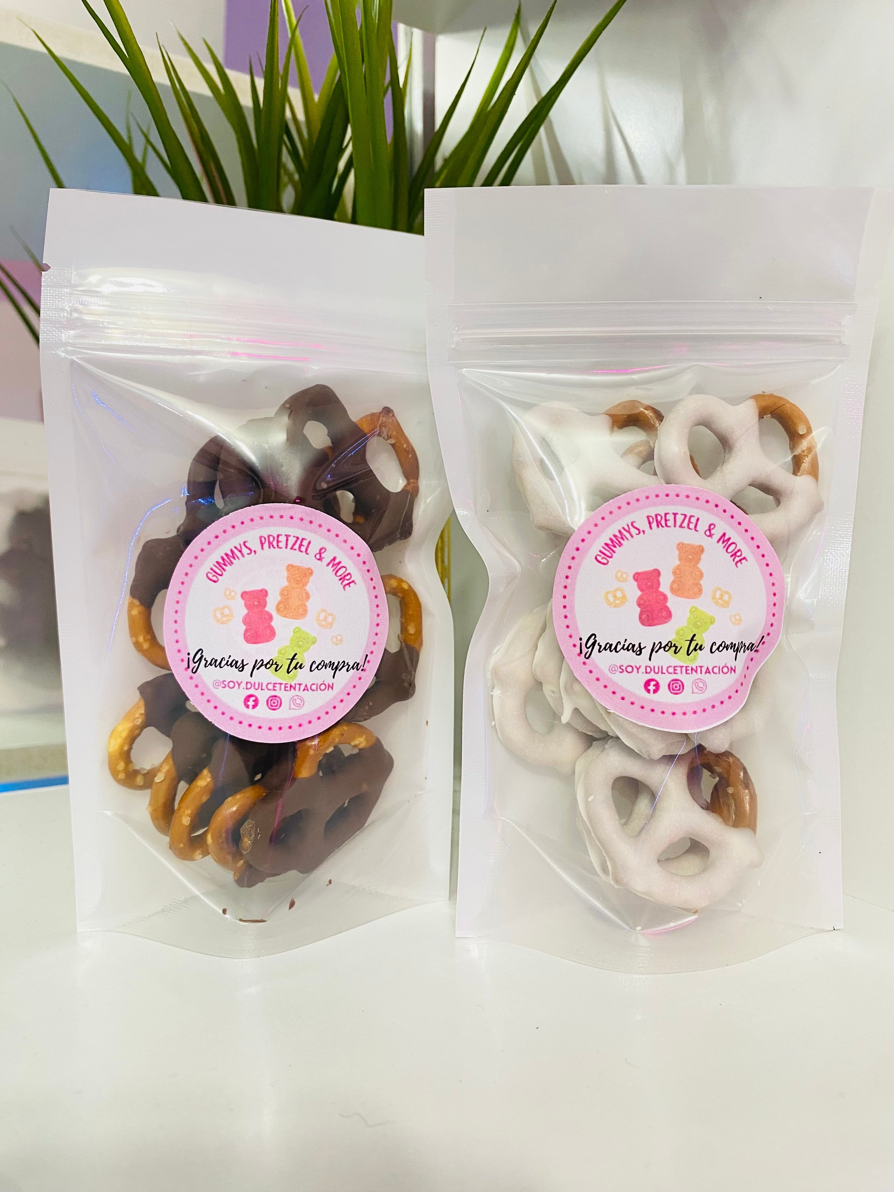 Pretzel 🥨 con chocolate - SOY DULCE TENTACIÓN