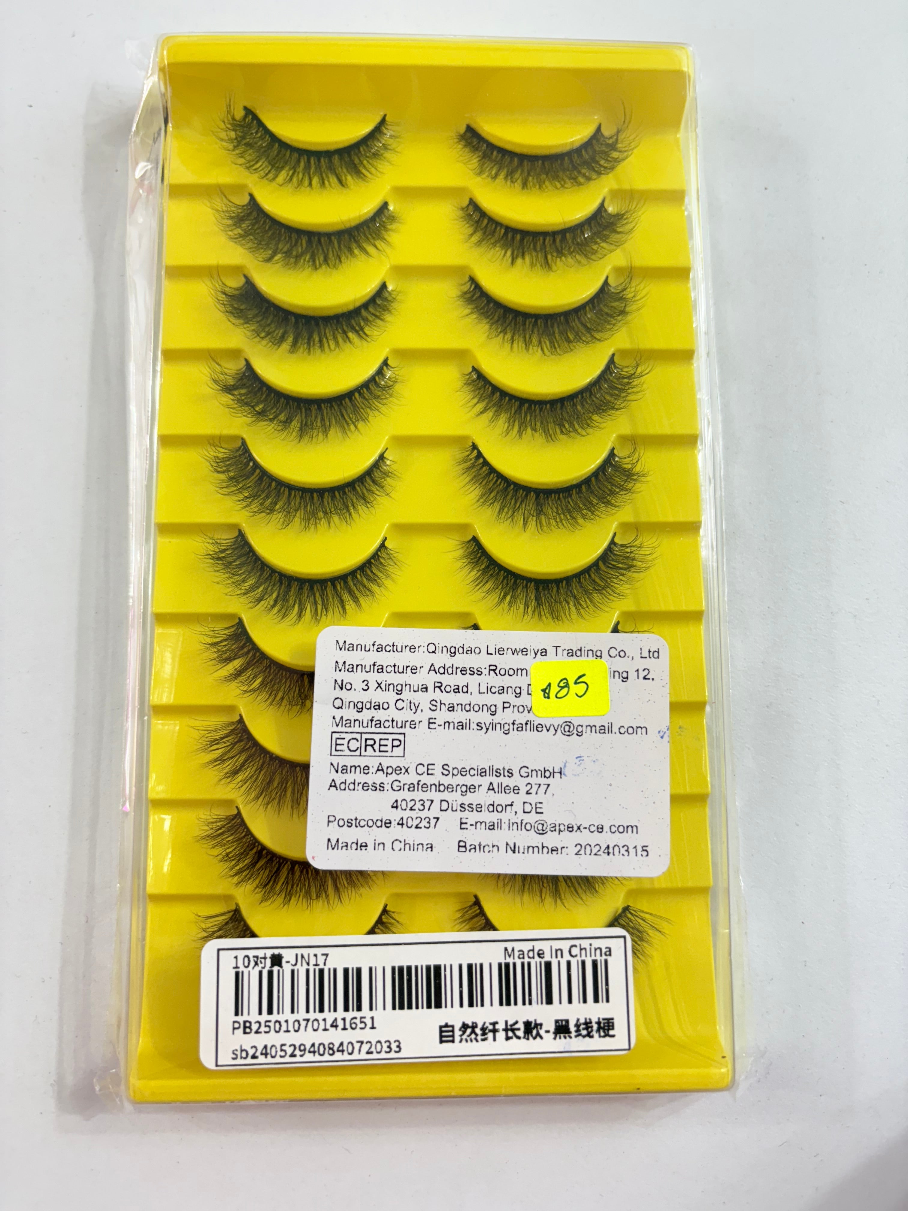 20987 Set Pestañas Postizas