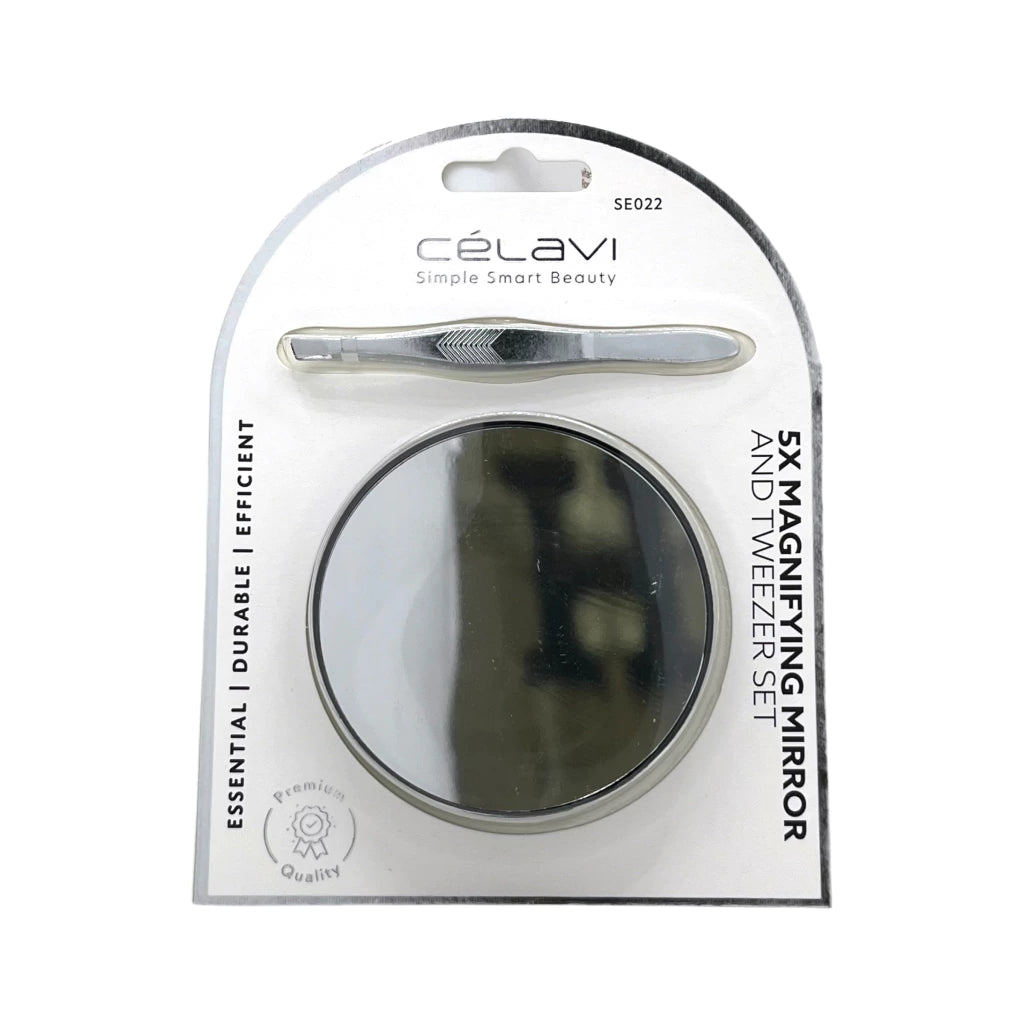 1429 Espejo de Aumento 5X con Pinza - Celavi SE022