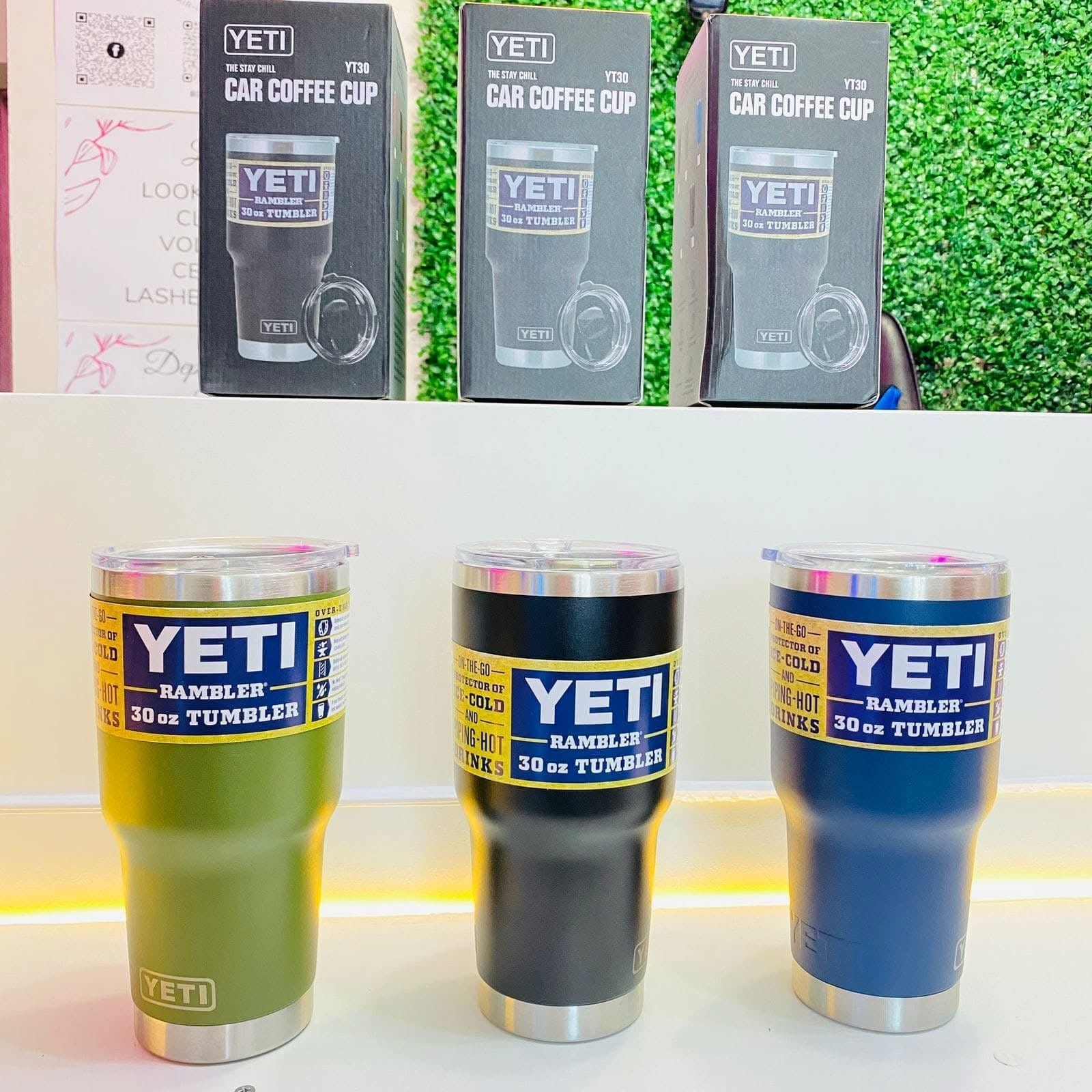 *YETI ACERO INOXIDABLE 30oz sin aza / Replica