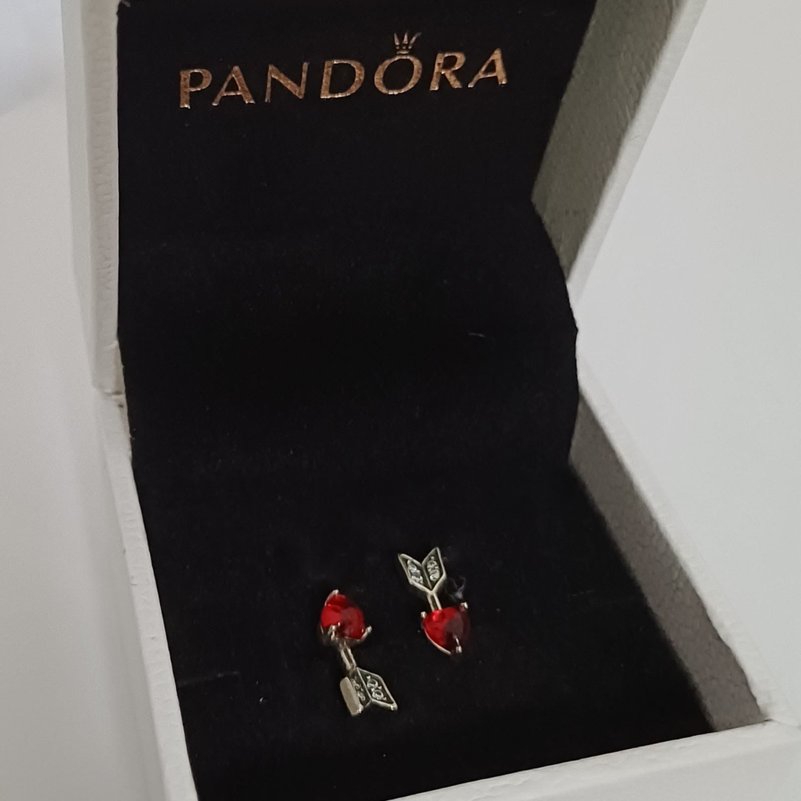 Mb-67 Aretes dupe PANDORA plata 925 Incluye caja
