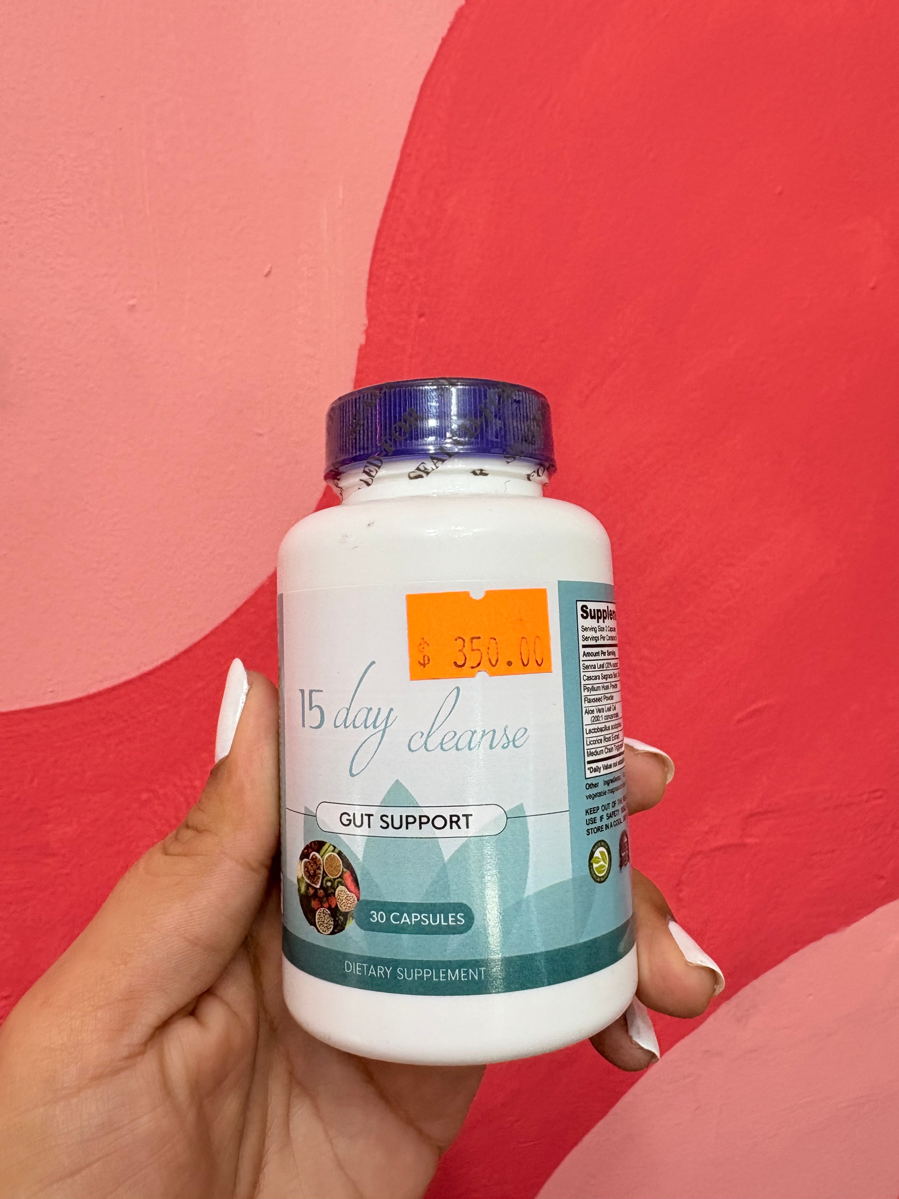 15 days cleanse 30 cápsulas