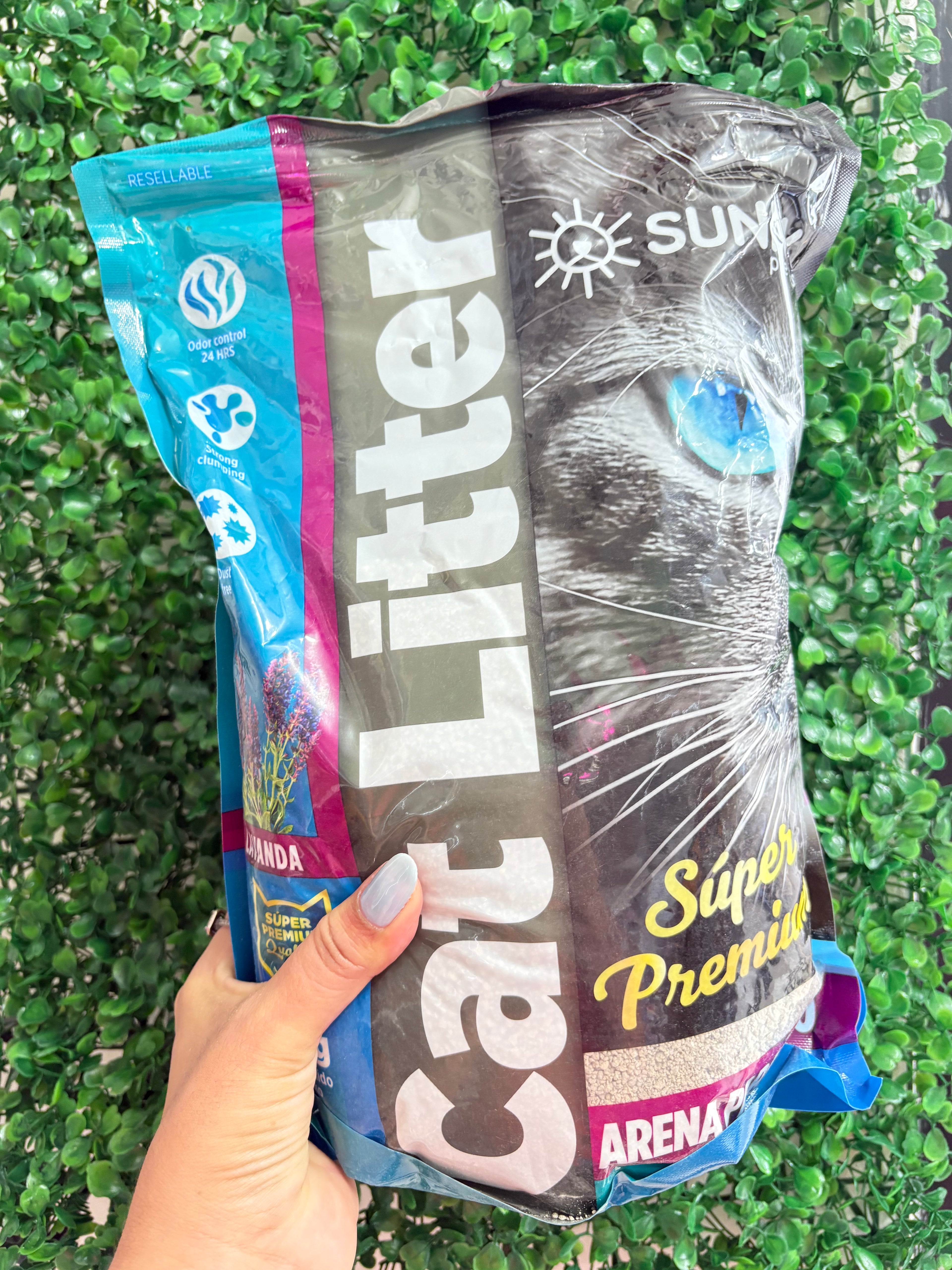 Arena para gato aroma lavanda 3kg