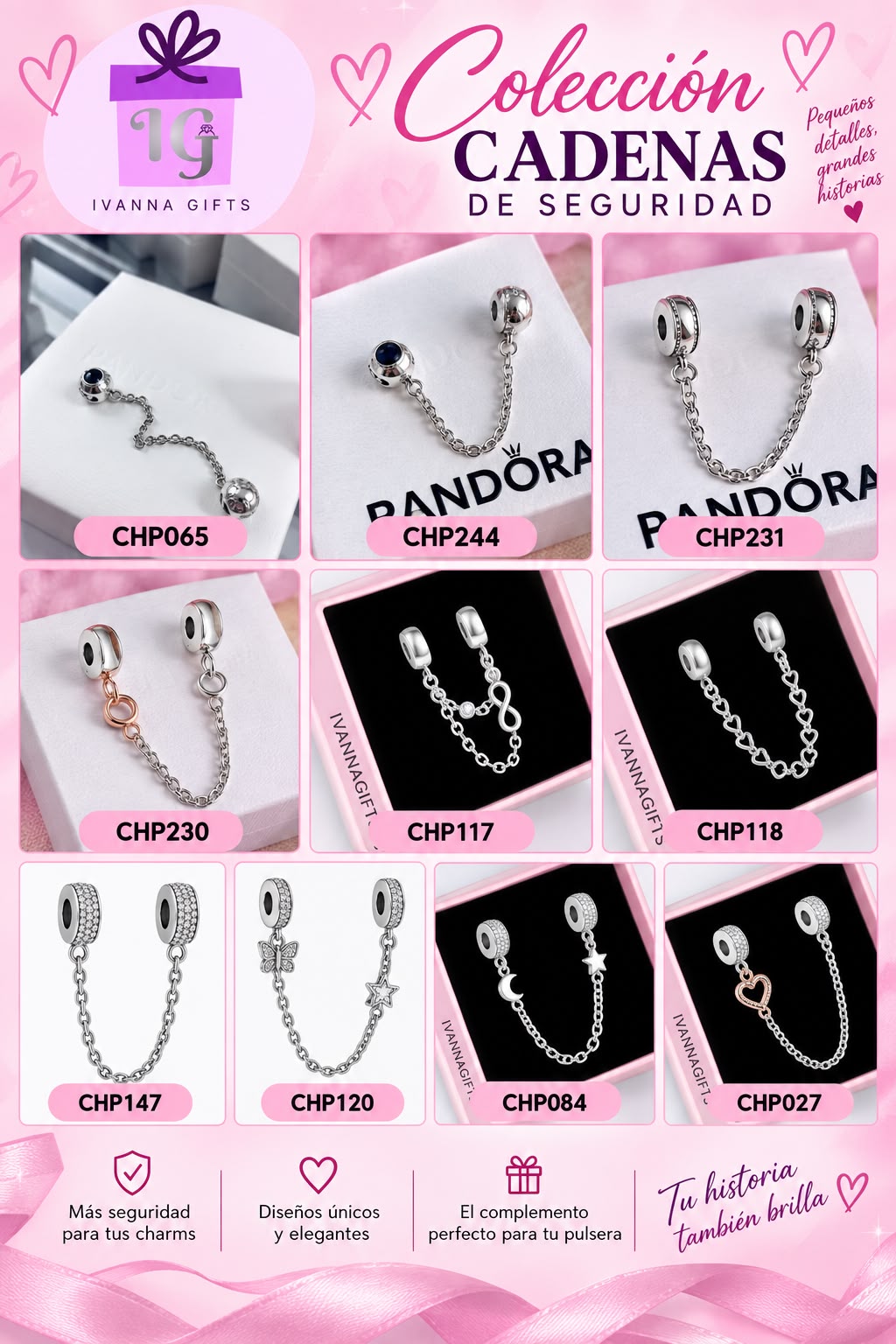 Colección Cadenas de seguridad.