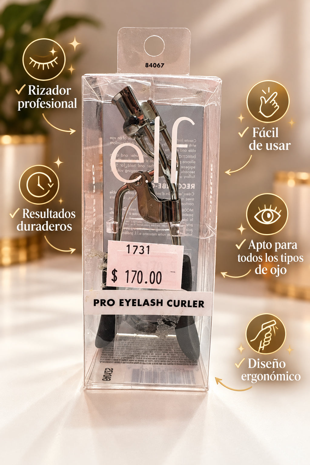 1731 rizador de pestañas elf