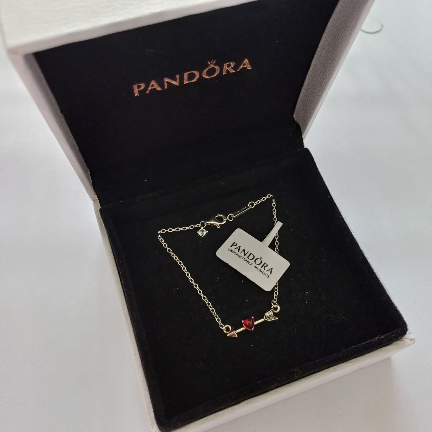 9023 Collar estilo Pandora  Incluye caja y paño de limpieza