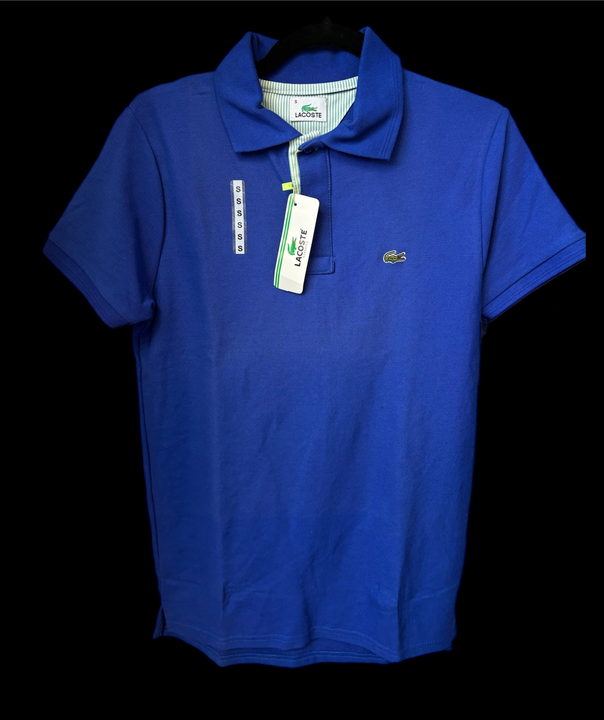 1759 Playera tipo polo Azul Talla S