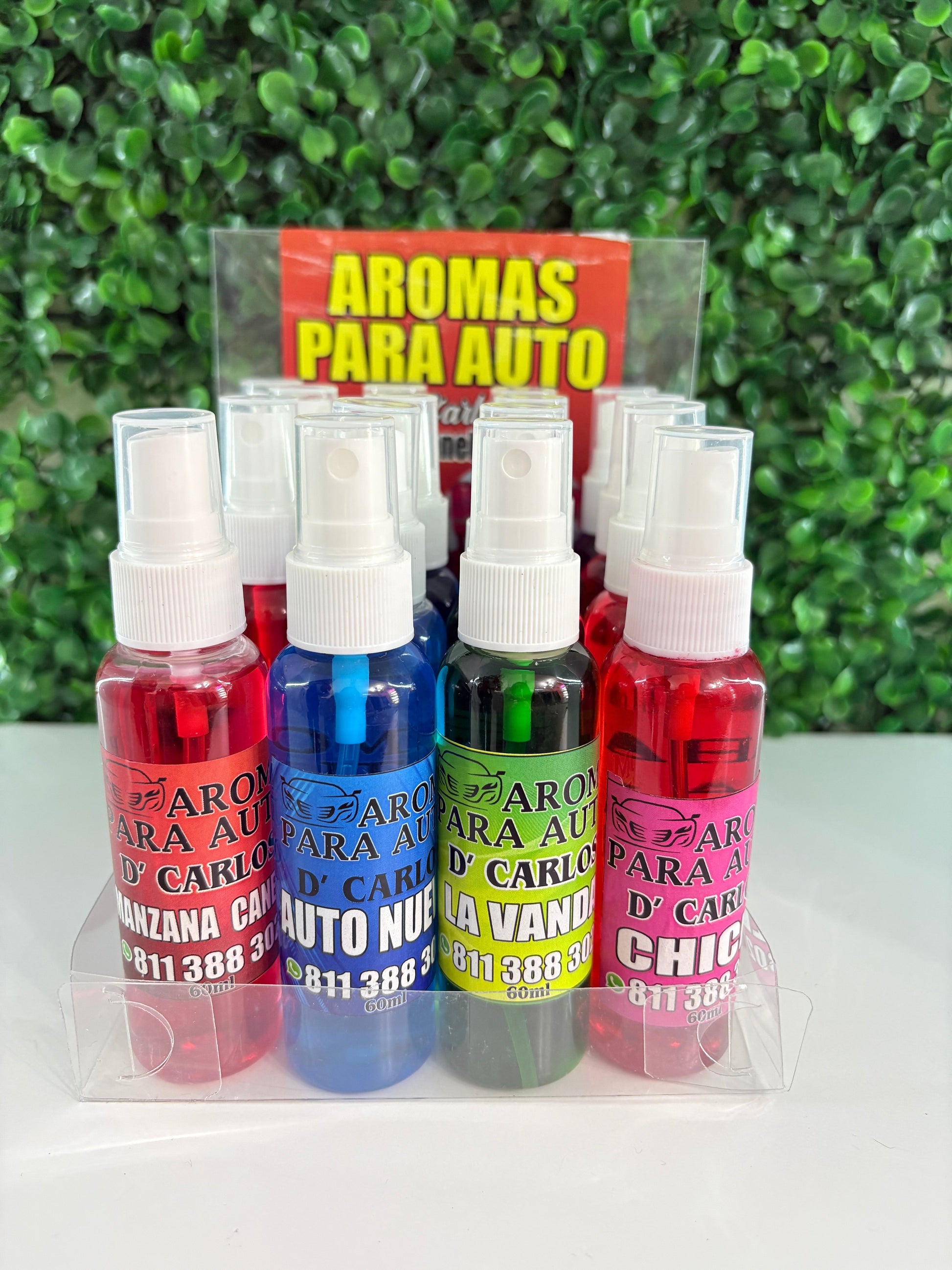 Aroma para auto en spray 60ml