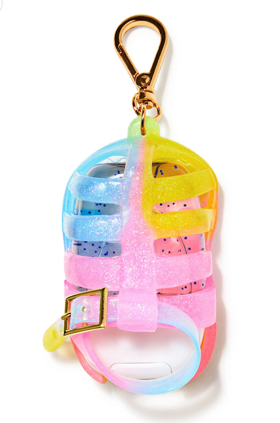 BATH&BODY WORKS | Jelly Sandal PocketBac Holder | Porta Gel - Incluye Gel Antibacterial