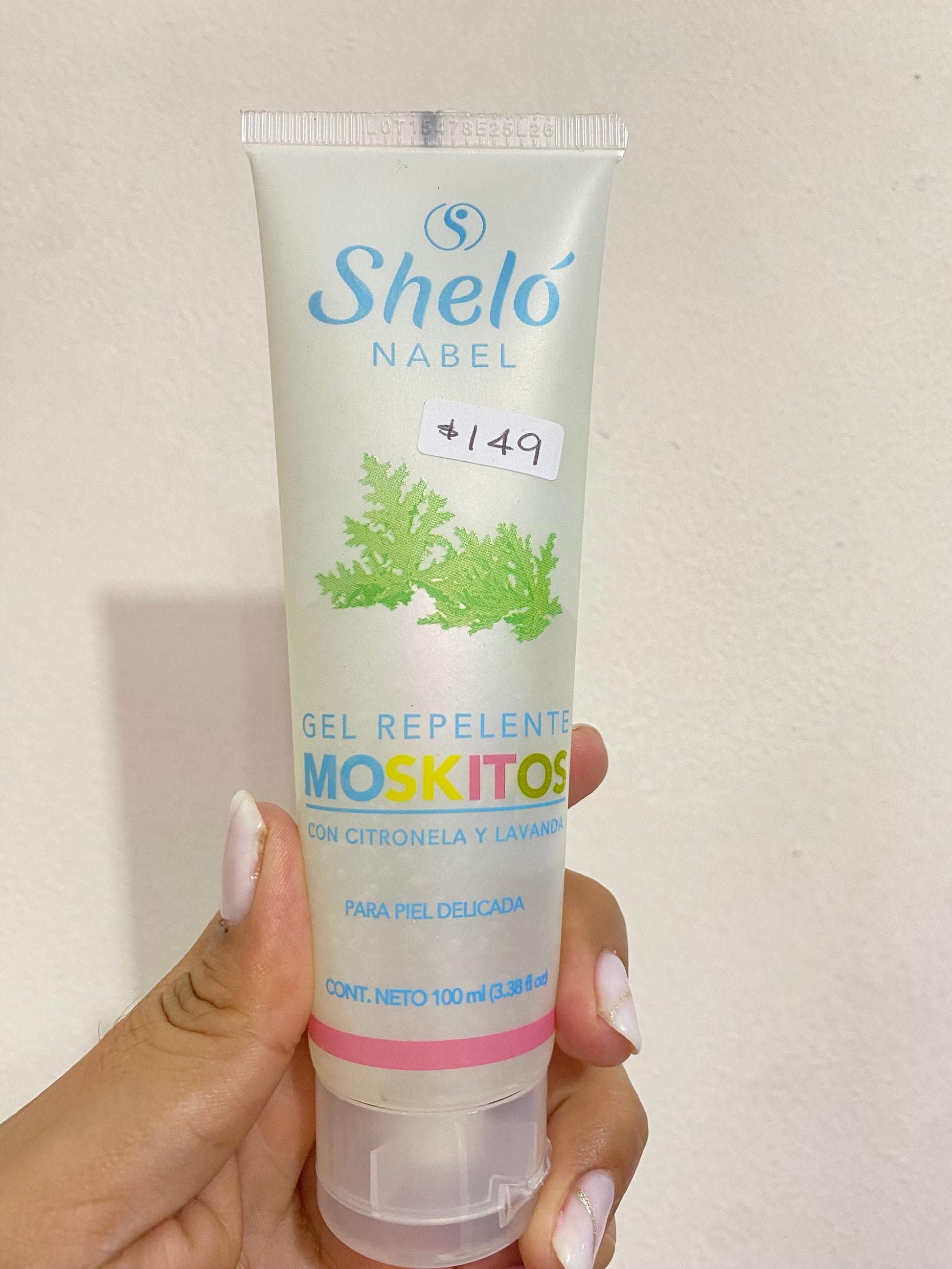 Gel Repelente con citronela y lavanda