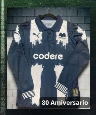 Jersey Rayados 80 Aniversario Manga Larga