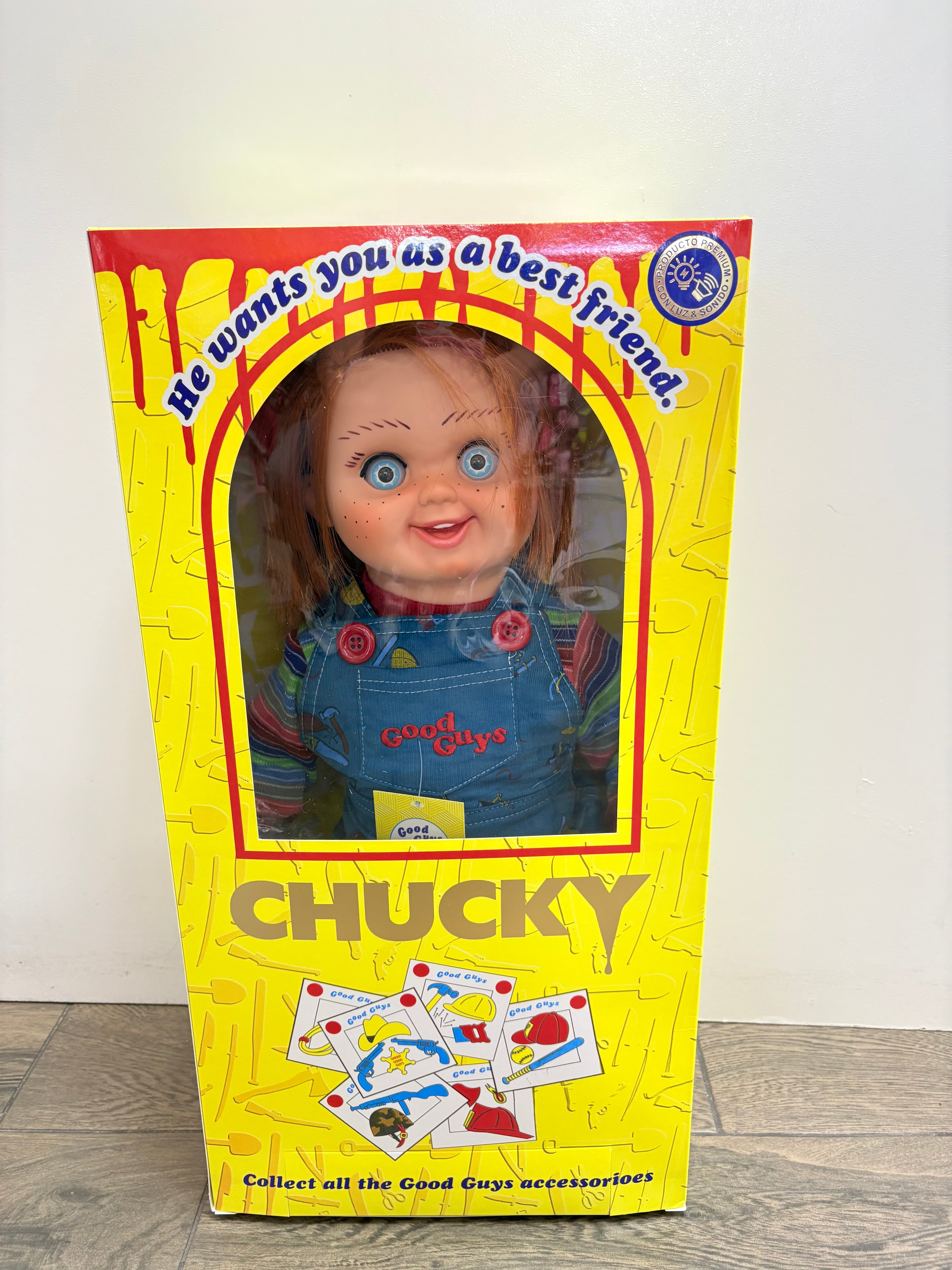 Muñeco Chucky Pocket 55cm Vinil Incluye caja