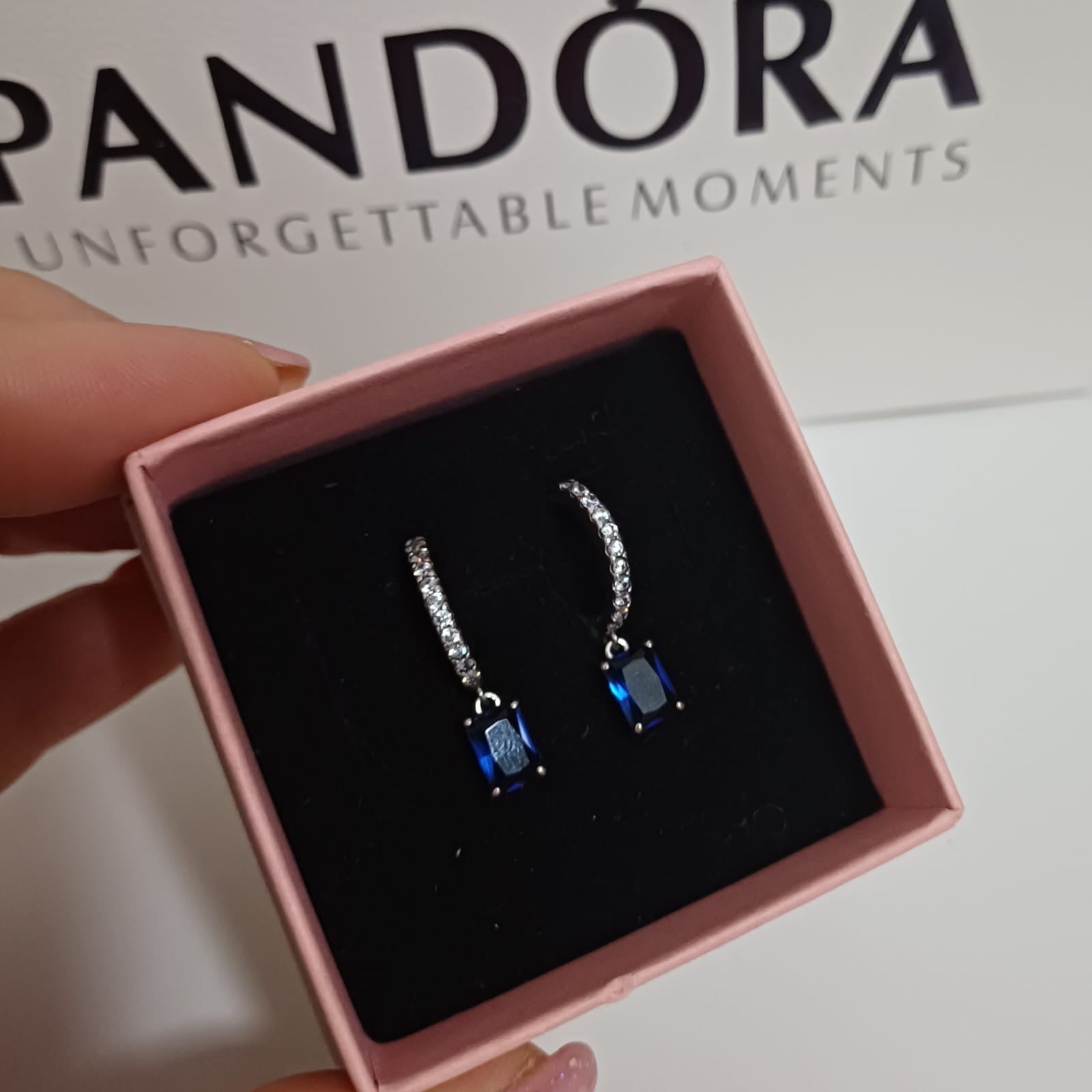 Mb-19 Aretes dupe PANDORA plata 925  (Incluye caja)