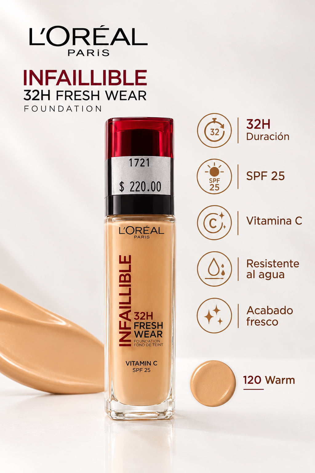 1721 Base L'Oréal Infaillible