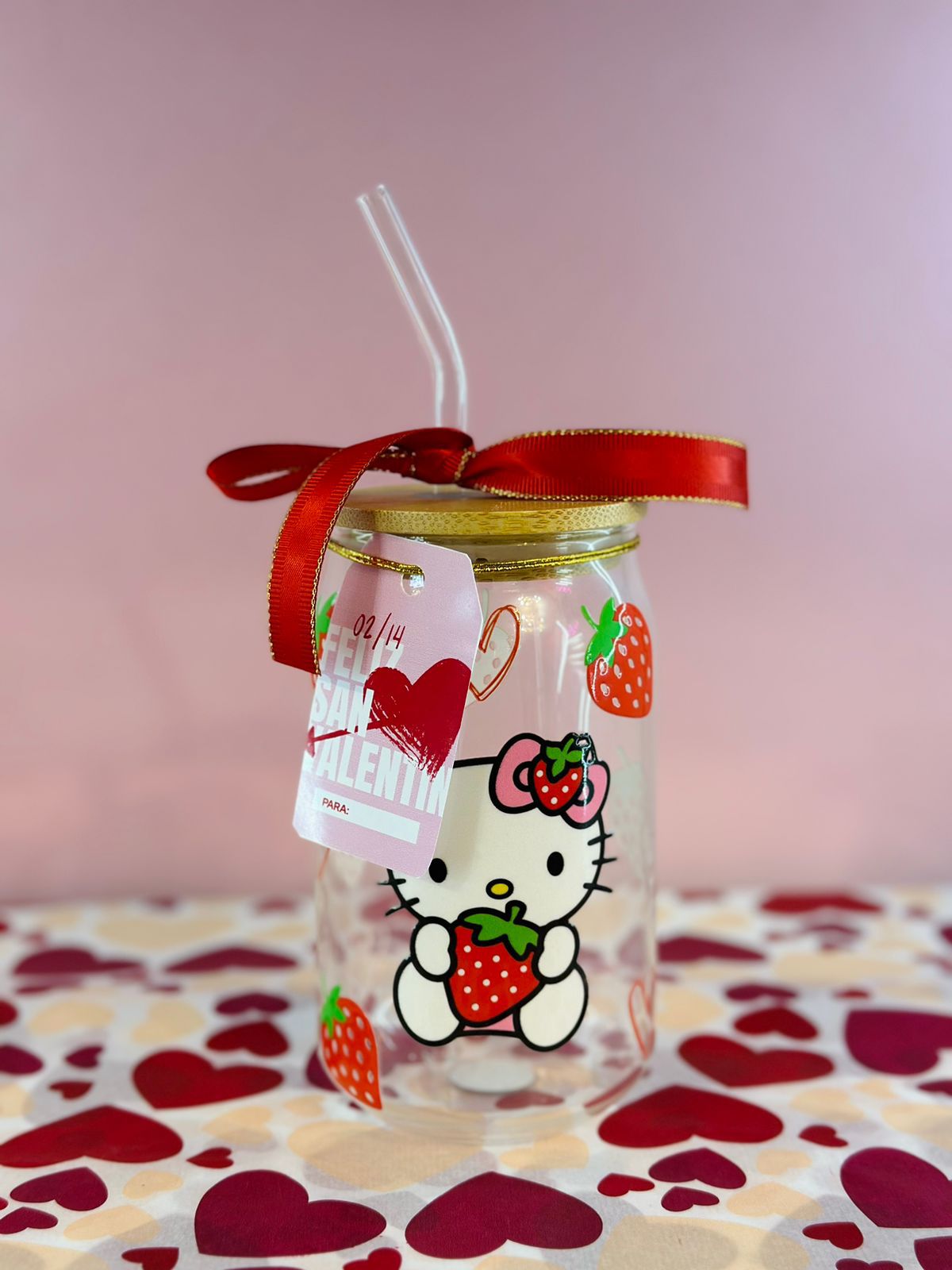 Vaso vidrio Hello kitty ❤️