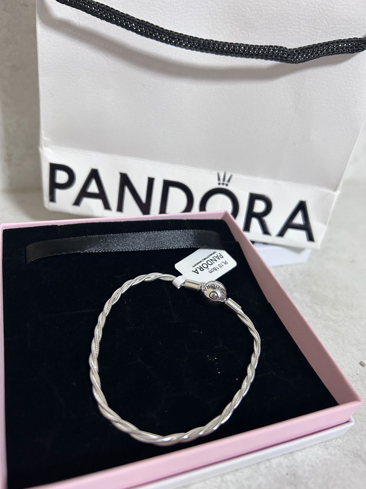 PL10 Brazalete estilo Pandora  Calidad Premium