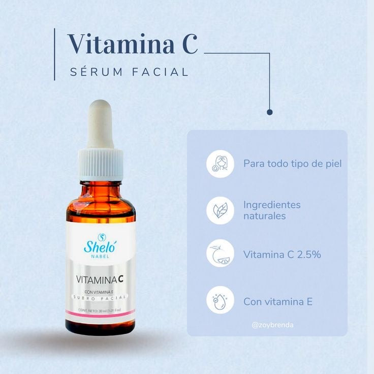 SUERO FACIAL VITAMINA C - Yolis Sheló Nabel