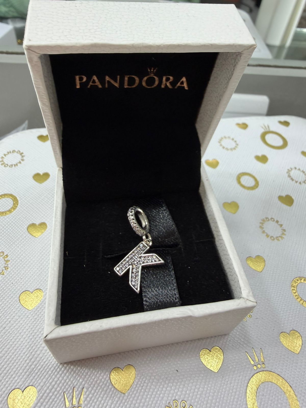 CHP249 Charm colgante letra del alfabeto.