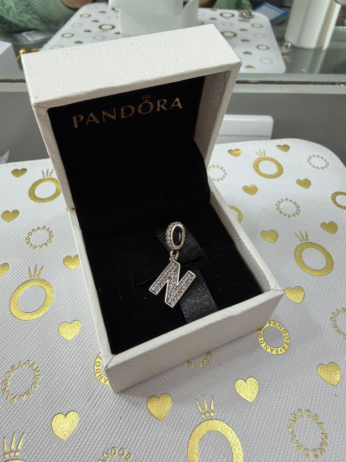 CHP249 Charm colgante letra del alfabeto.