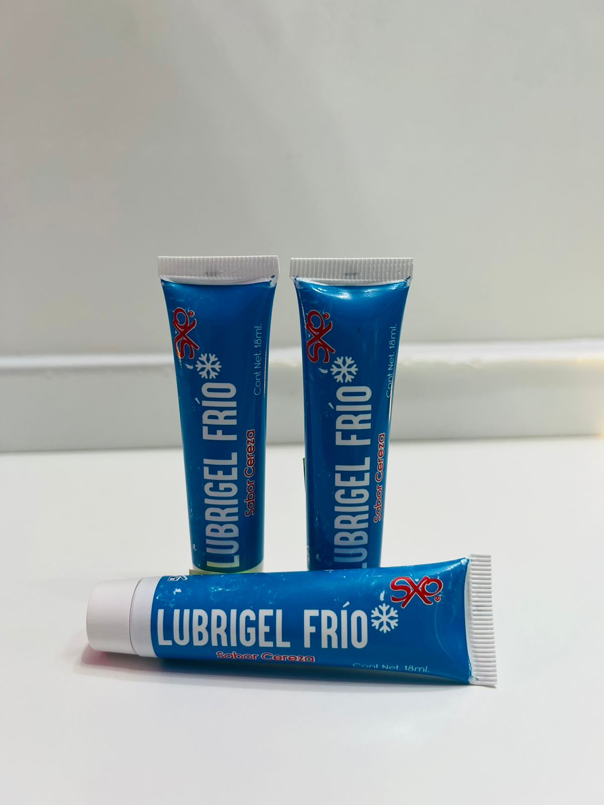 25086 Lubricante en gel frío  Sabor cereza 🍒  18 ml