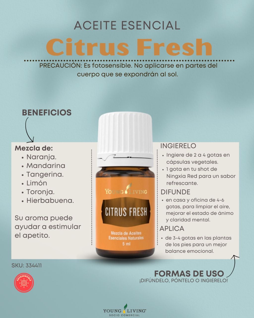 Aceite Esencial CITRUS FRESH Young Living