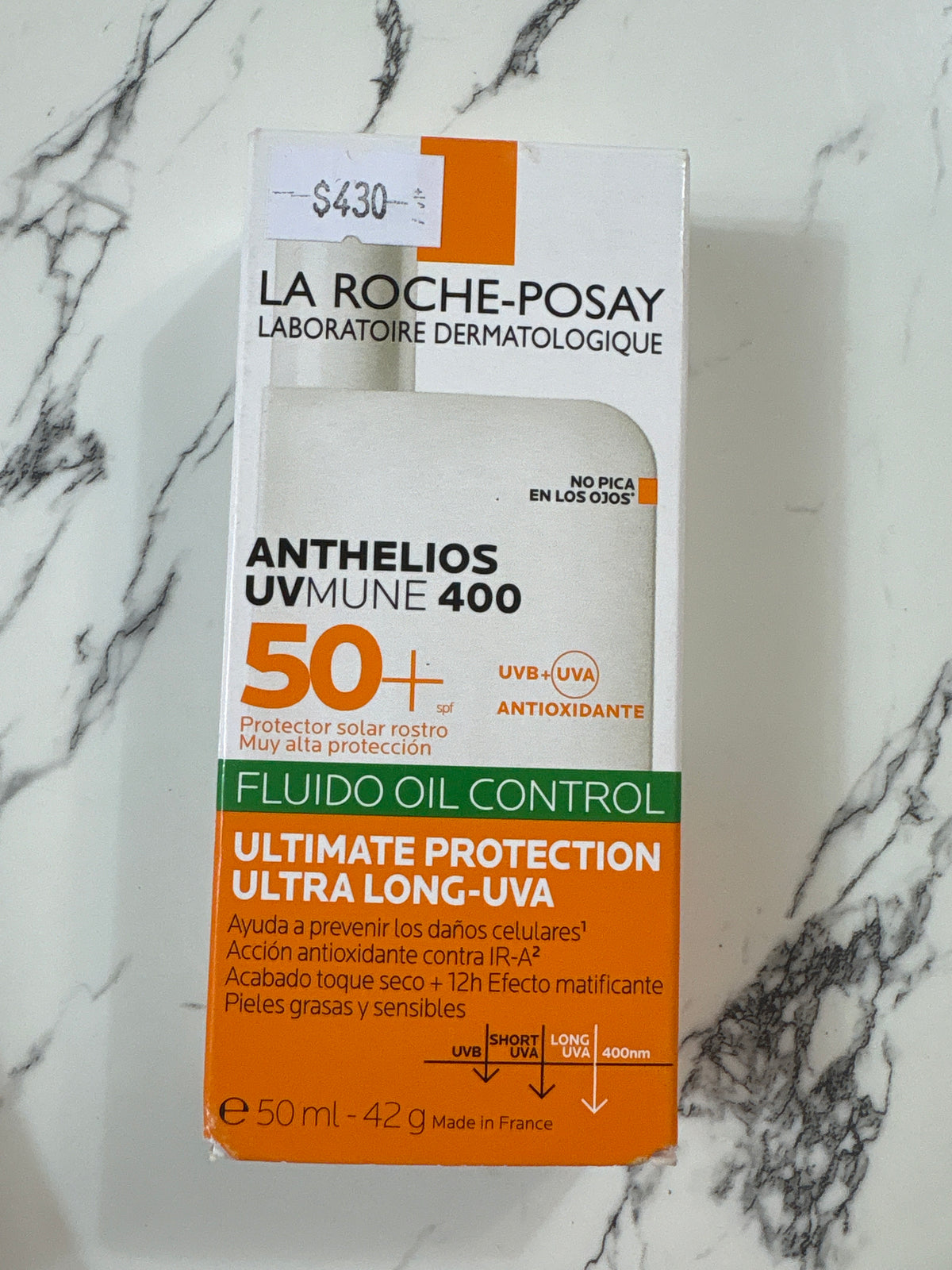 1540 La Roche Posay Anthelios UV MUNE 400 Oil Control Fluido FPS 50+ 50 ml