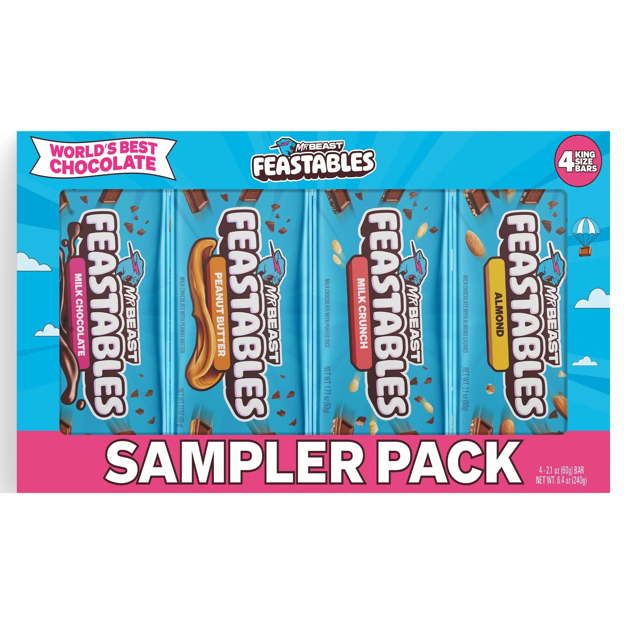 Pack Chocolates Mr Beast FEASTABLES