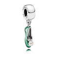 CHP200 Charm colgante Thinkerbell Zapatilla verde.