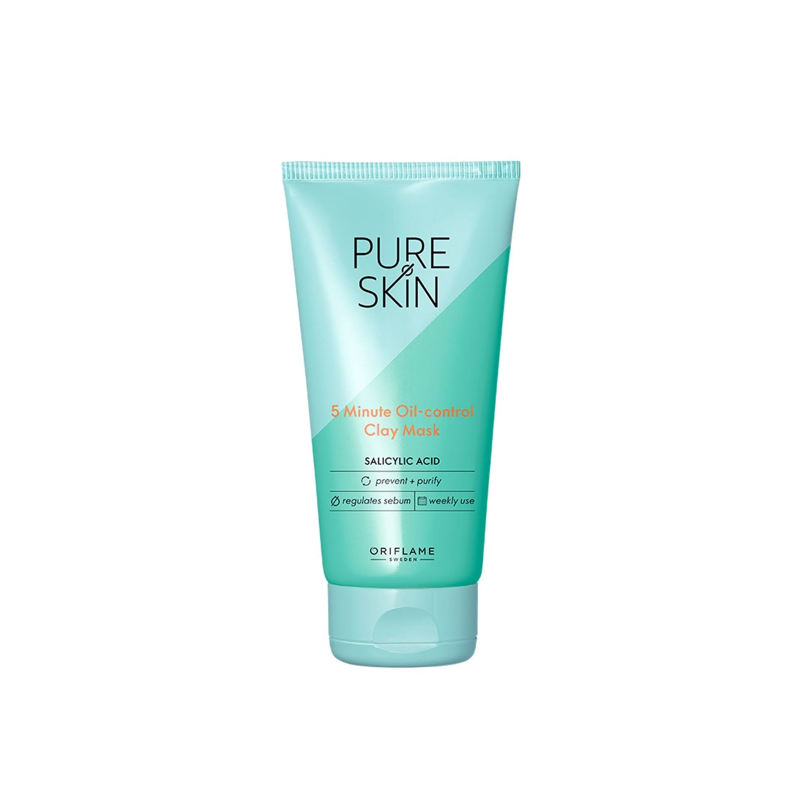 Mascarilla de Arcilla para Control de Grasa Facial Pure Skin.