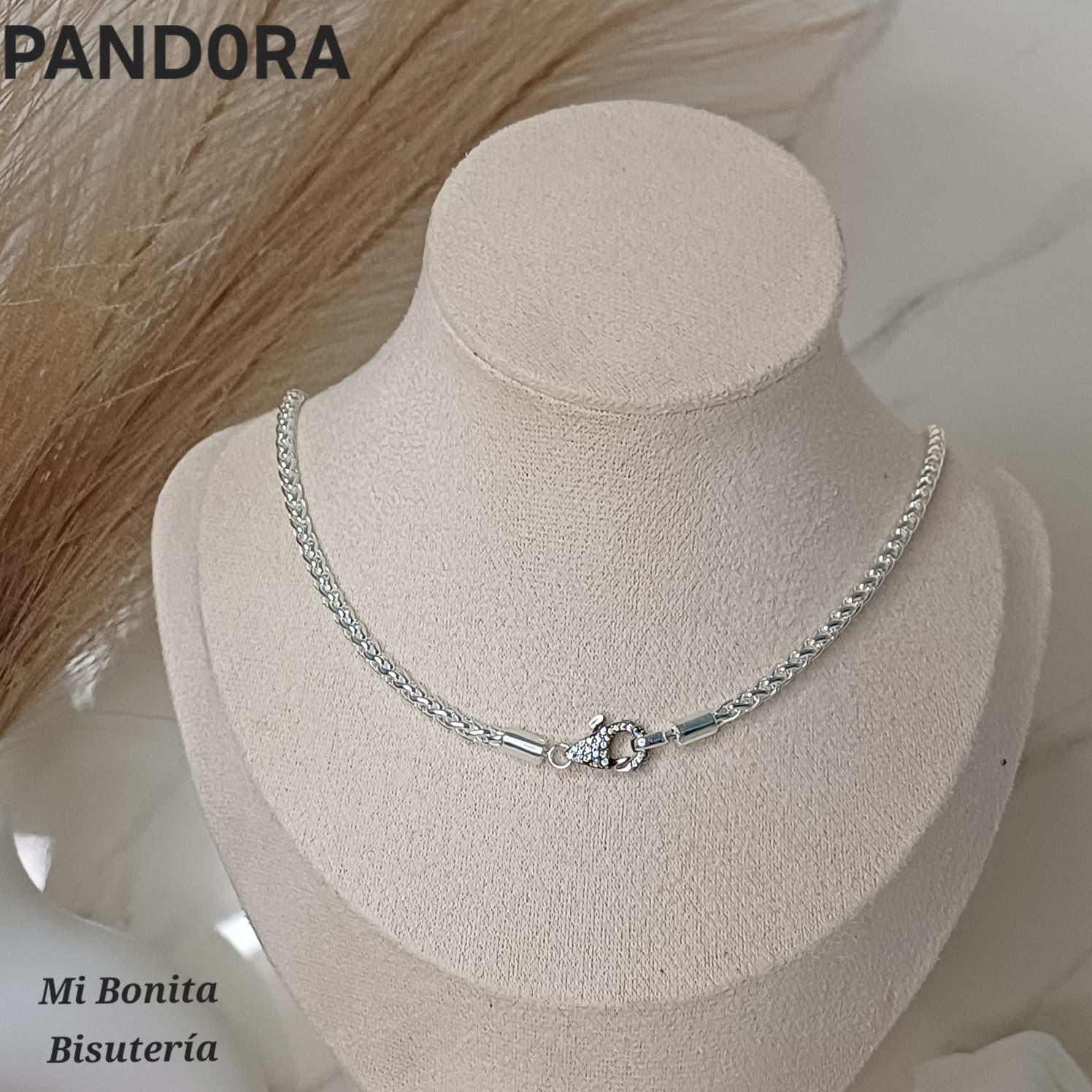 Mb-02 Collar estilo Pandora Incluye caja y paño de limpieza. Material: Baño de plata.