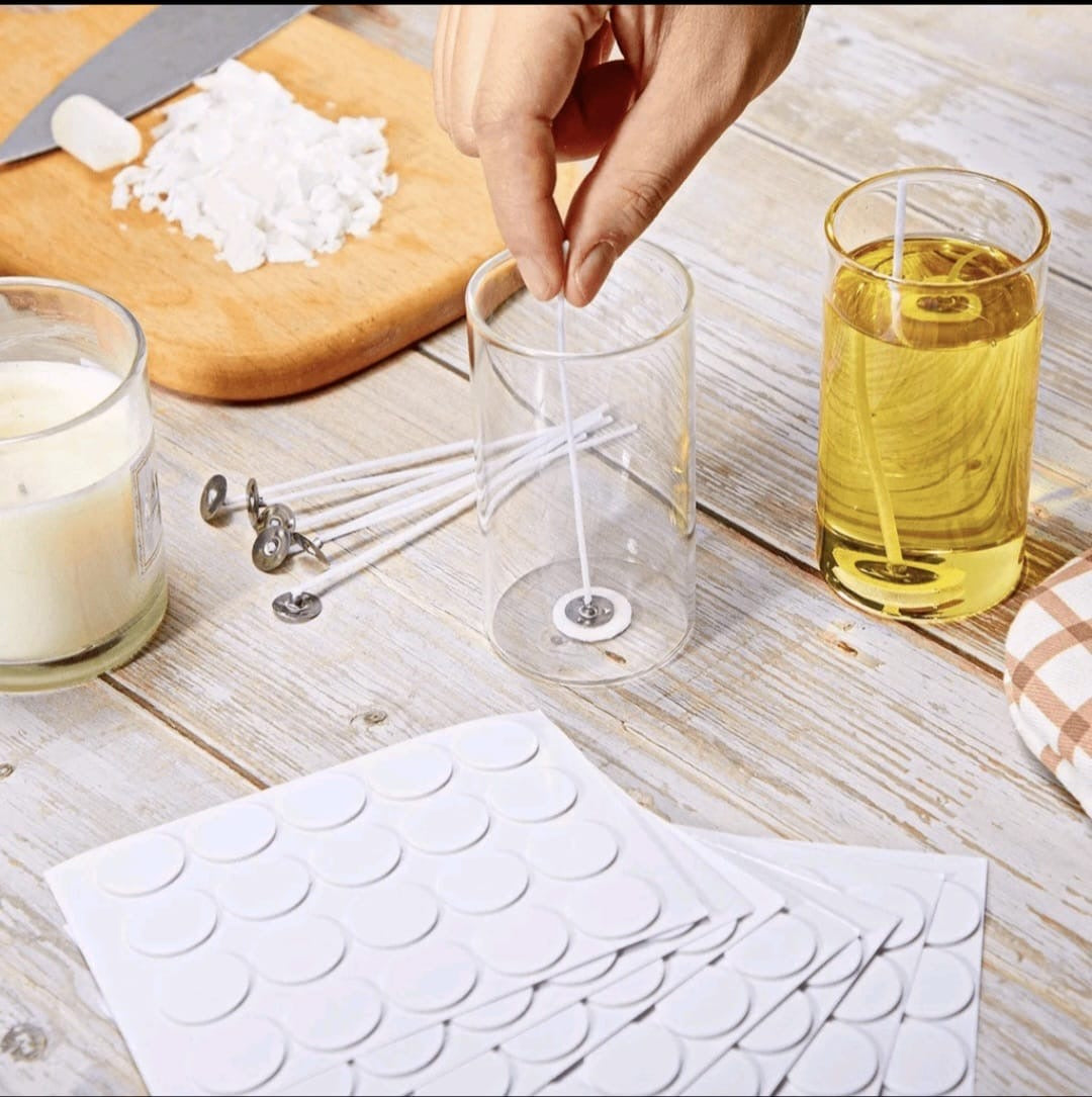 Paquete de 200 pegatinas para porta mecha