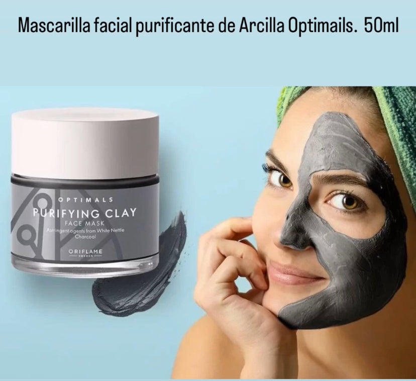 MASCARILLA FACIAL DE ACCION PROFUNDA PURIFICANTE DE ARCILLA - ORIFLAME