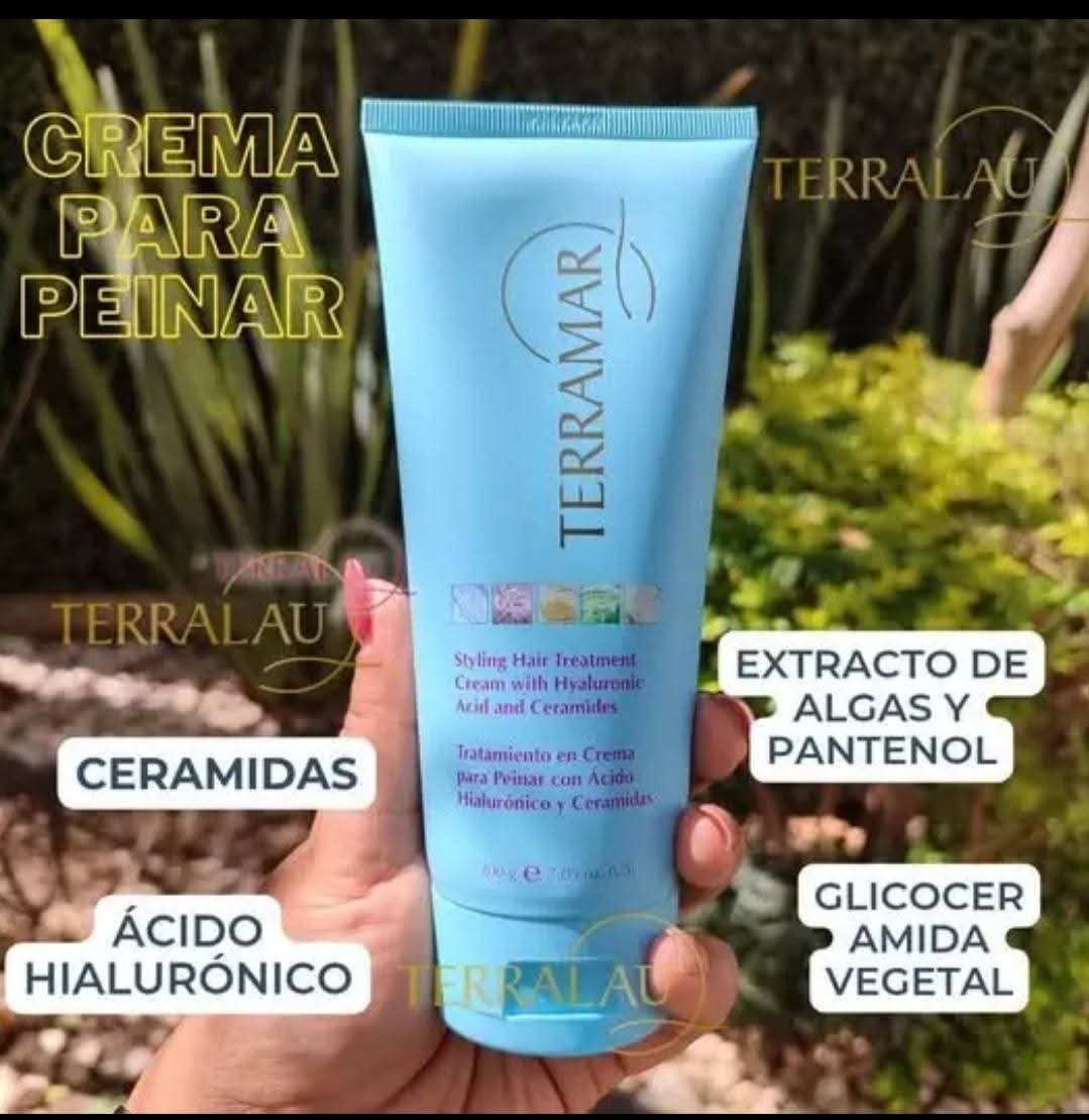 Tratamiento en crema para peinar con ácido hialurónico y cerámicas 200gr.