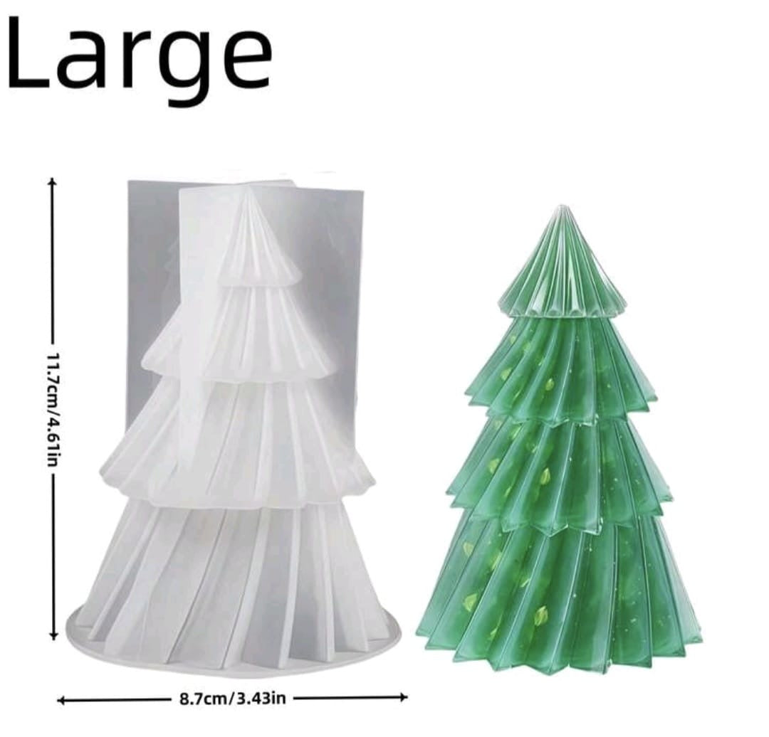 Moldes de silicona pino grande 
Para la elaboración de velas