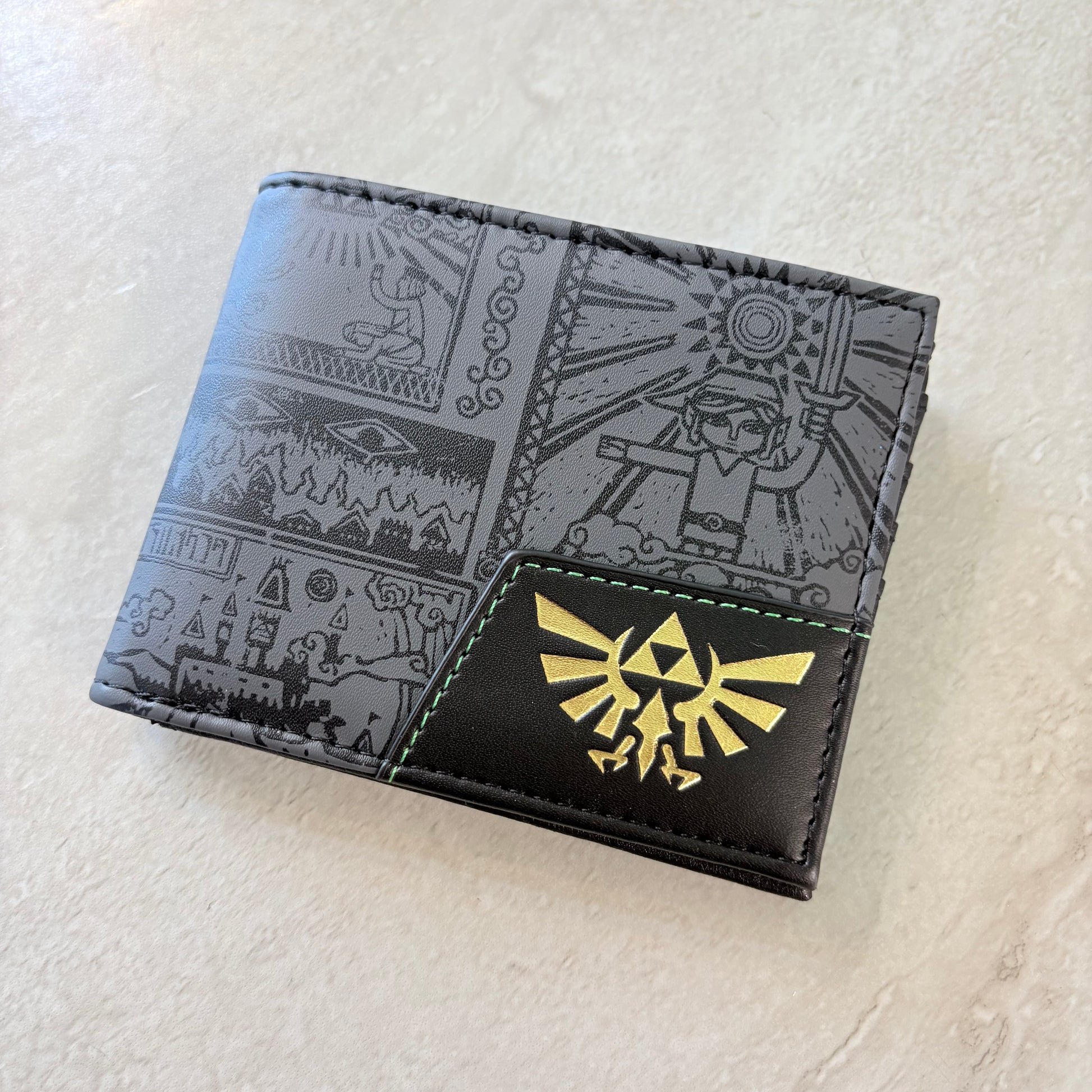 Cartera escudo dorado Zelda