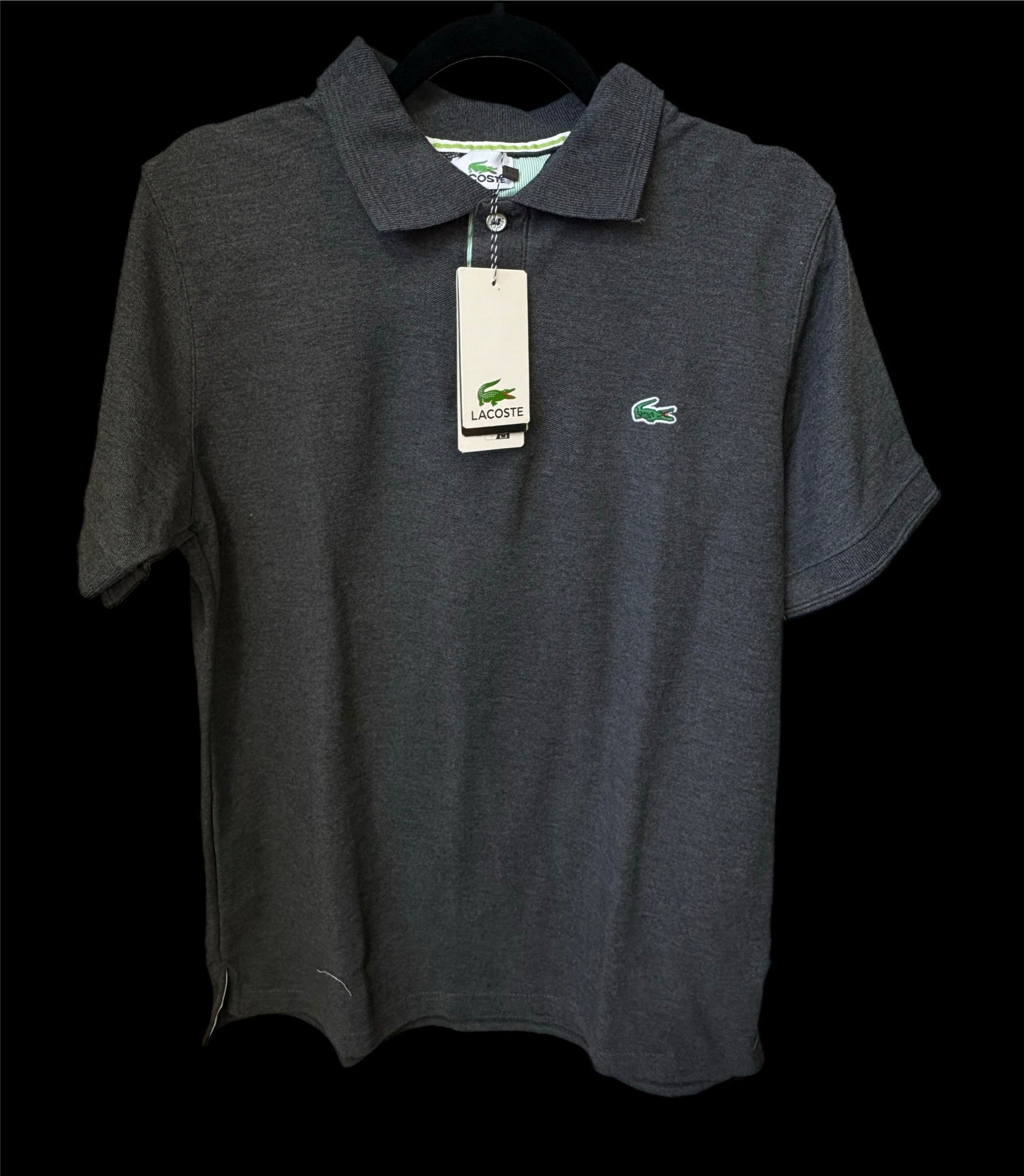 Playera tipo polo Gris Talla L